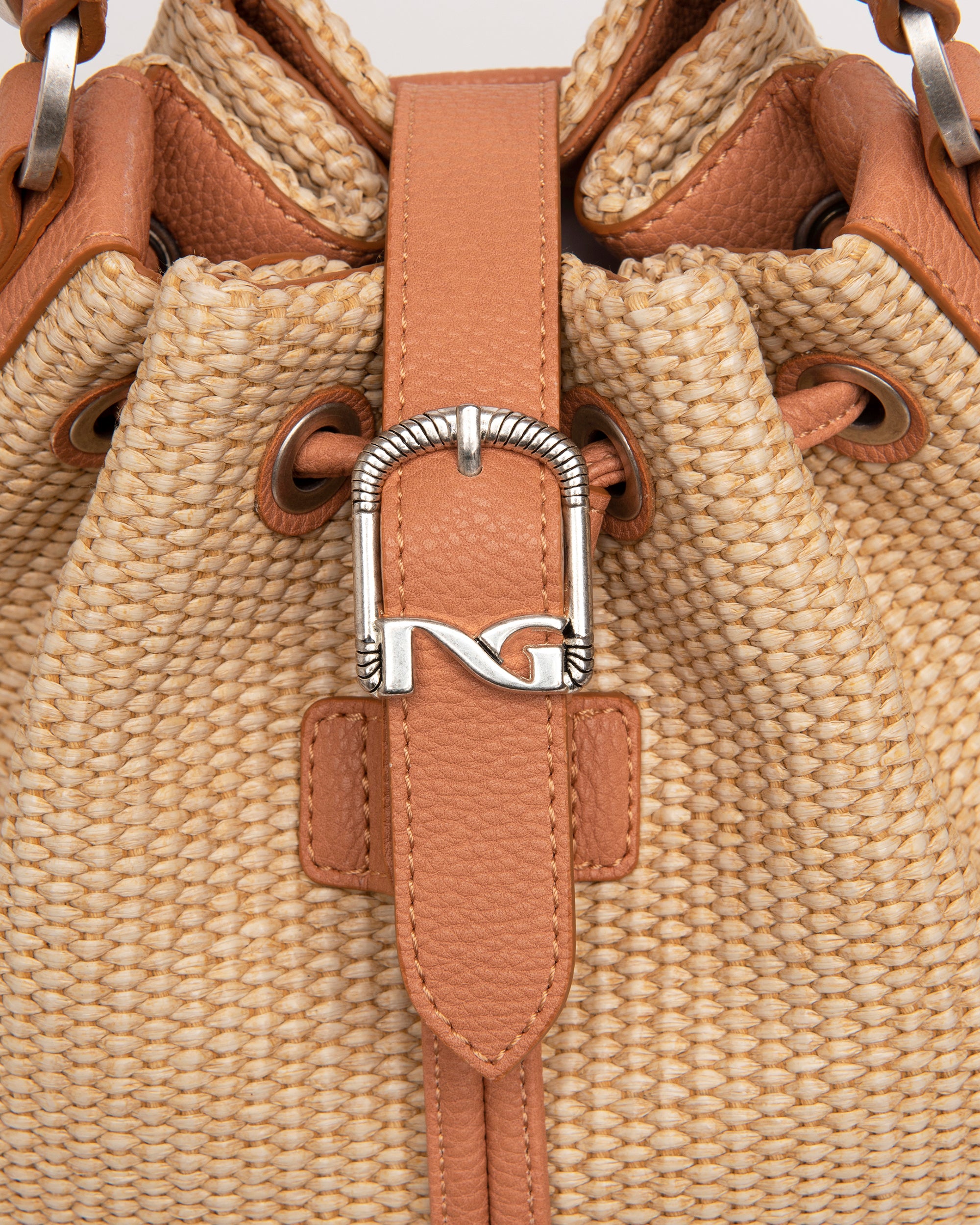 Women's technical fabric Bucket Bag