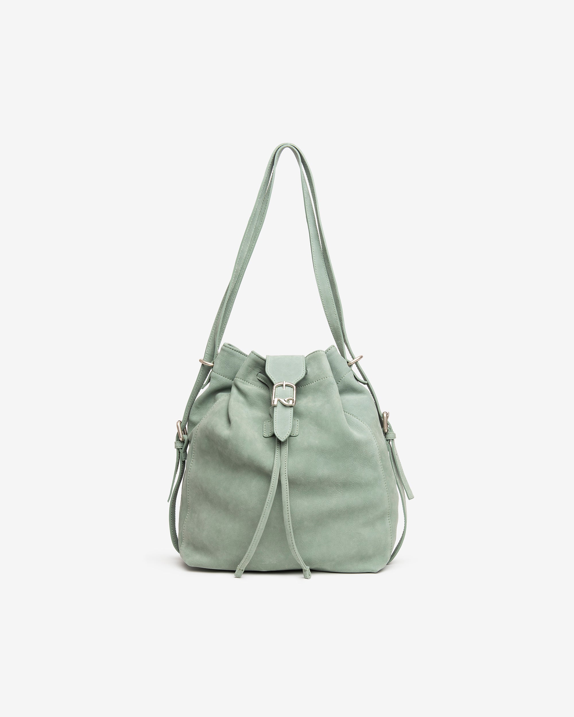 Women's Leather Bucket Bag