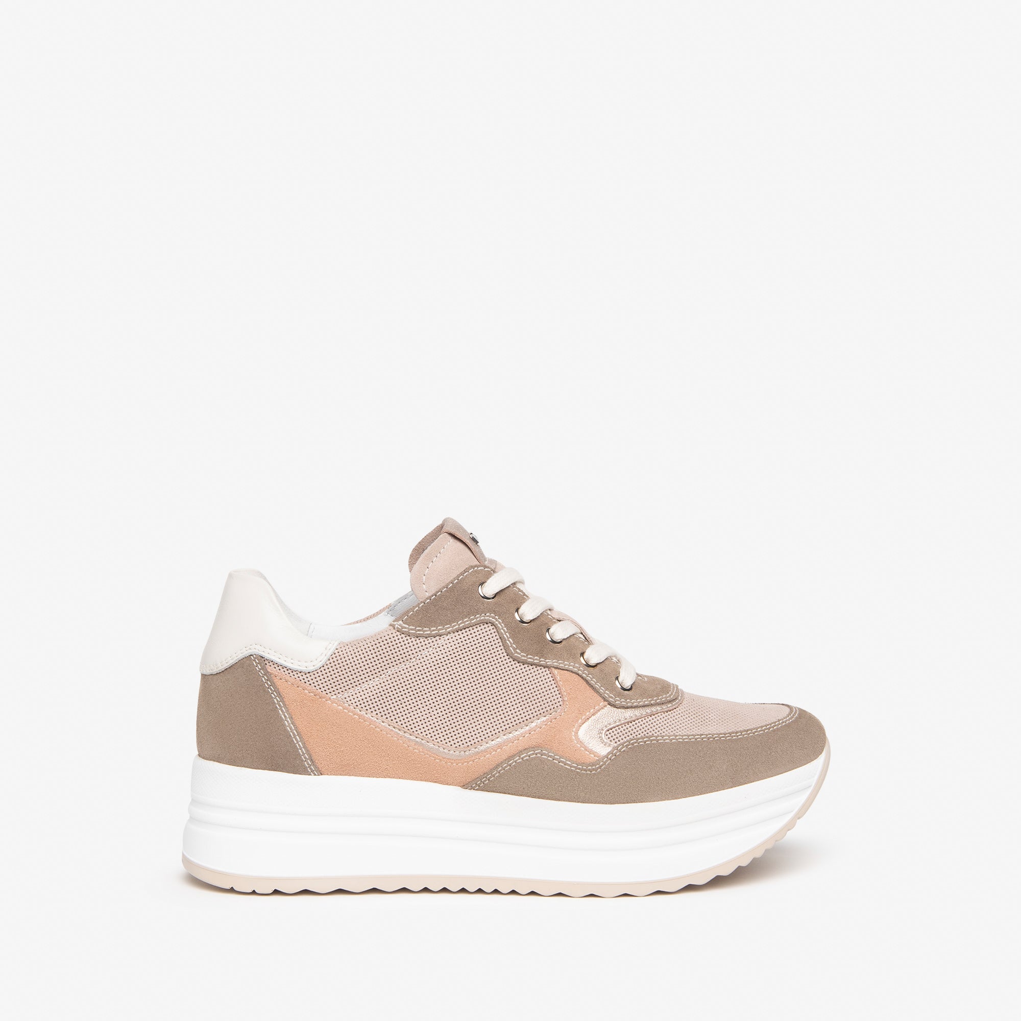 Sneakers Donna in Camoscio e Pelle