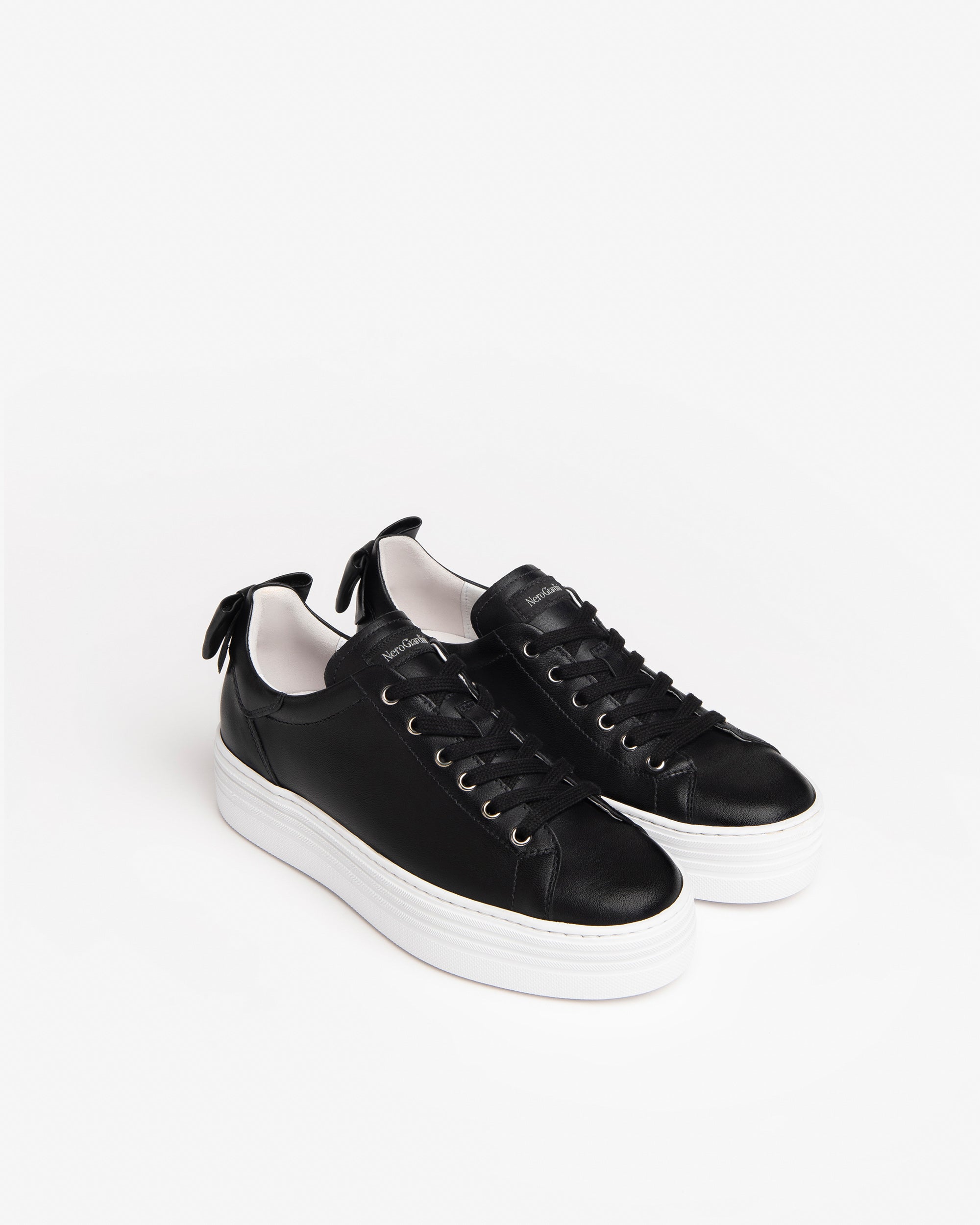 Sneakers de Mujer de Piel y Material Técnico