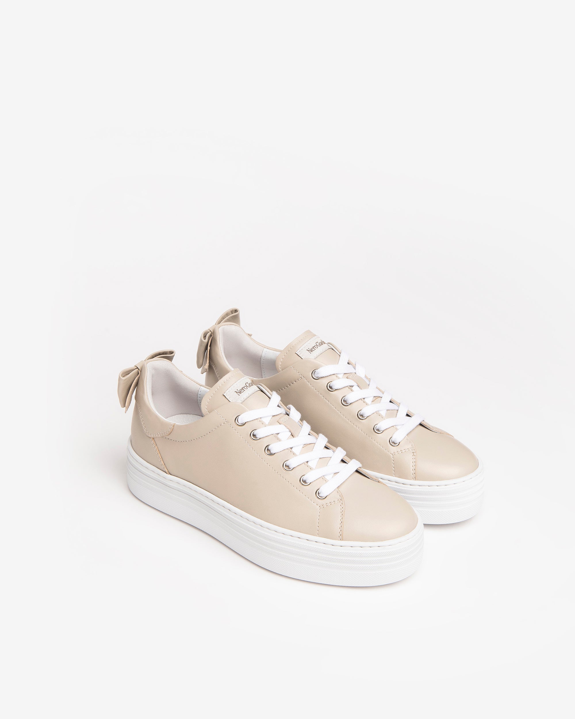 Sneakers de Mujer de Piel y Material Técnico