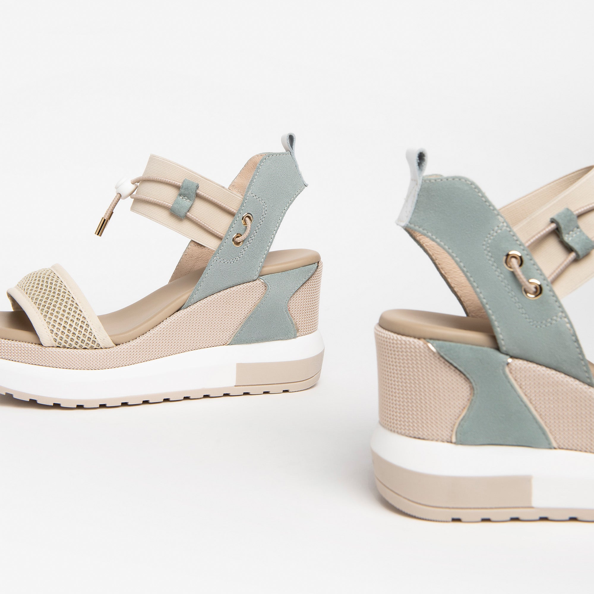 Sandali Donna in Pelle e Camoscio