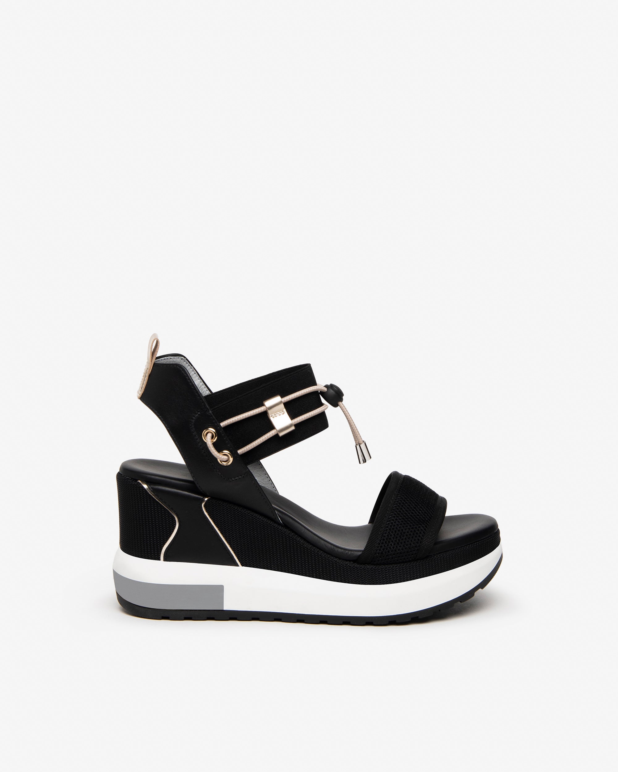 Sandali Donna in Pelle e Tela