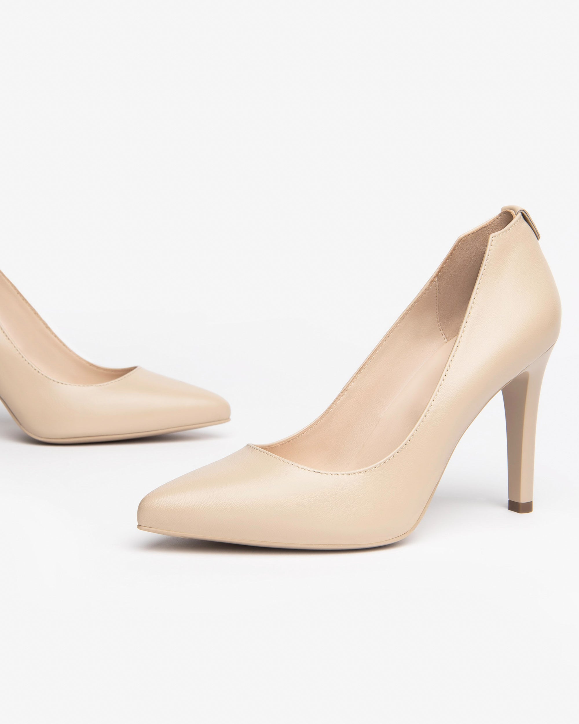 Damenpumps aus Leder