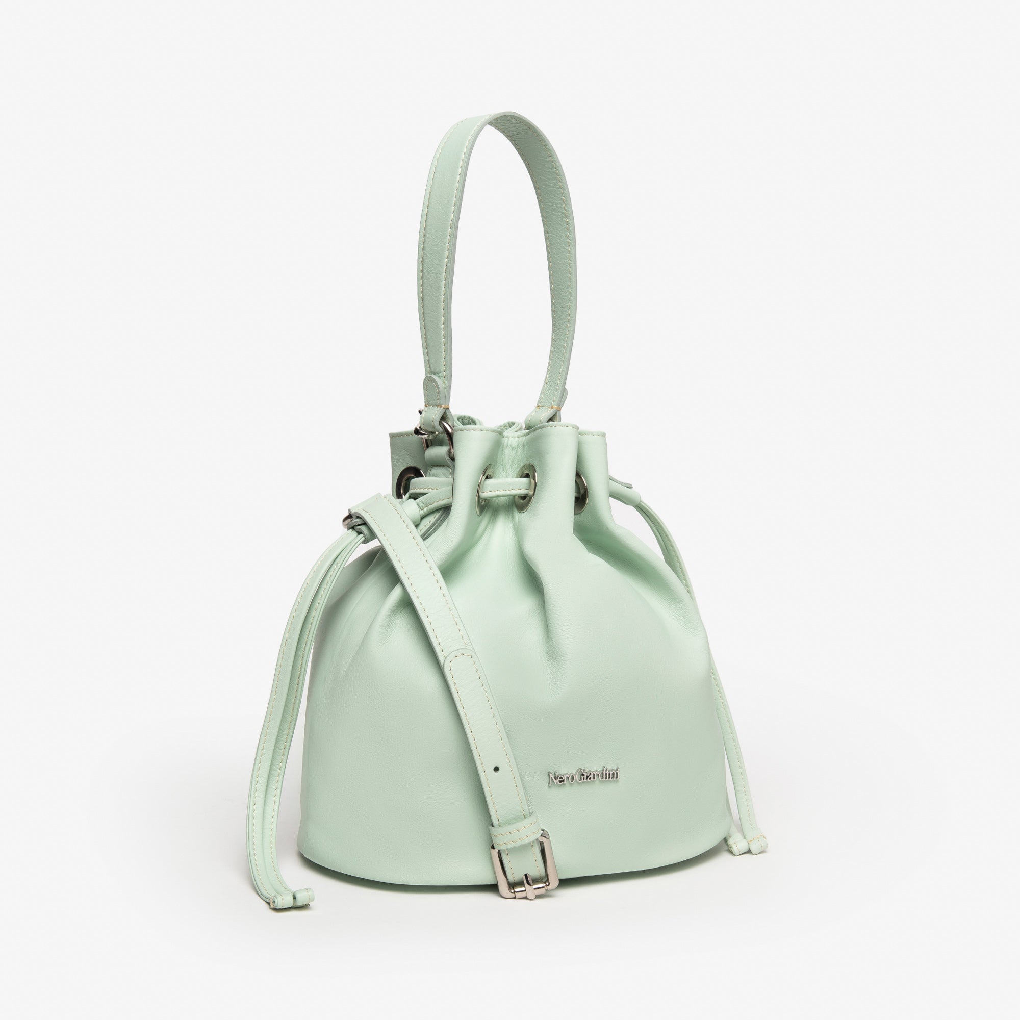 Borsa a Secchiello da Donna in Pelle