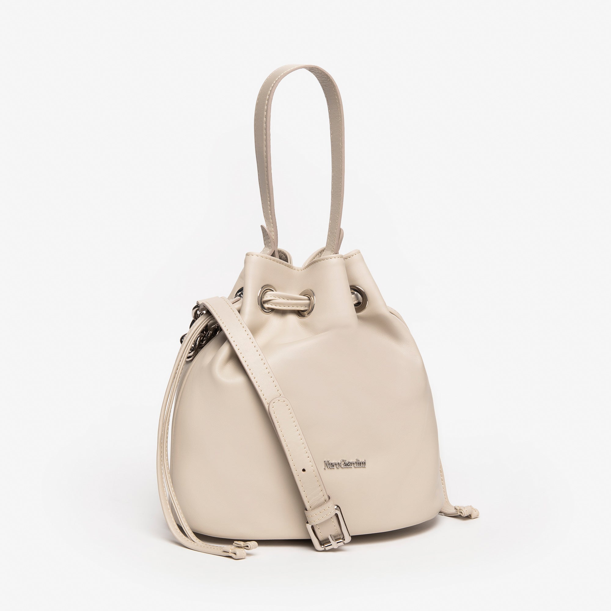Borsa a Secchiello da Donna in Pelle