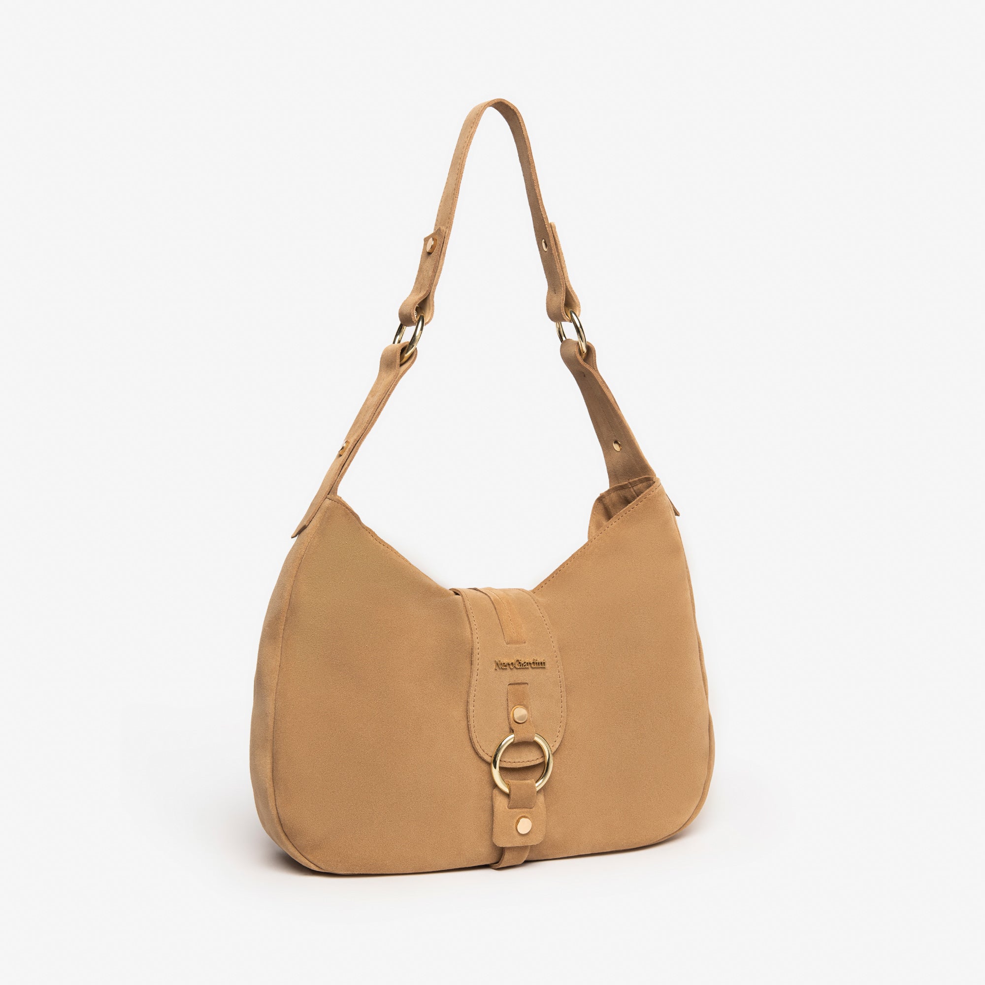 Borsa Hobo da Donna in Camoscio