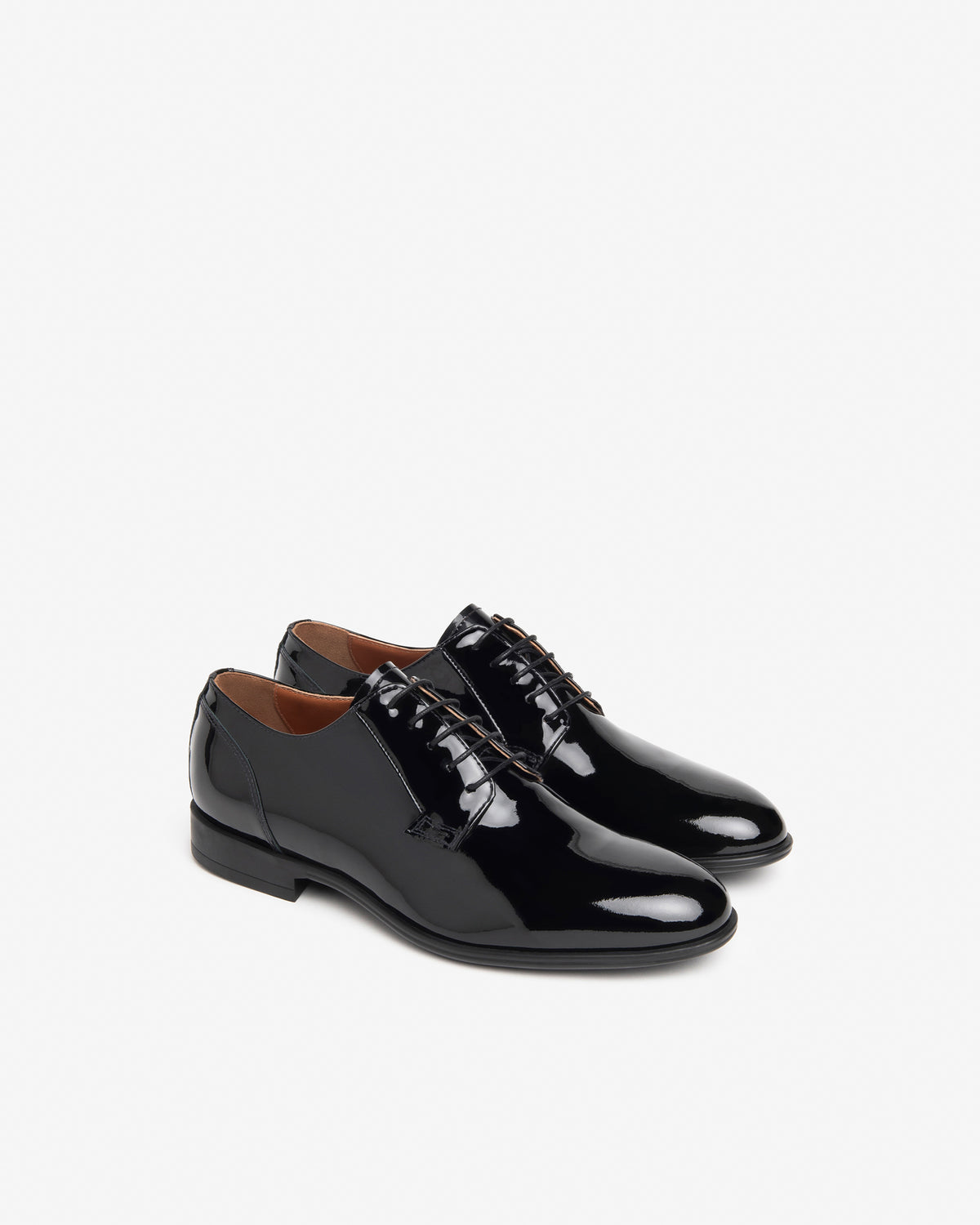 Stringate Fleur in vernice in Nero - Magnanni Stringate Fleur in vernice in Nero - Magnanni