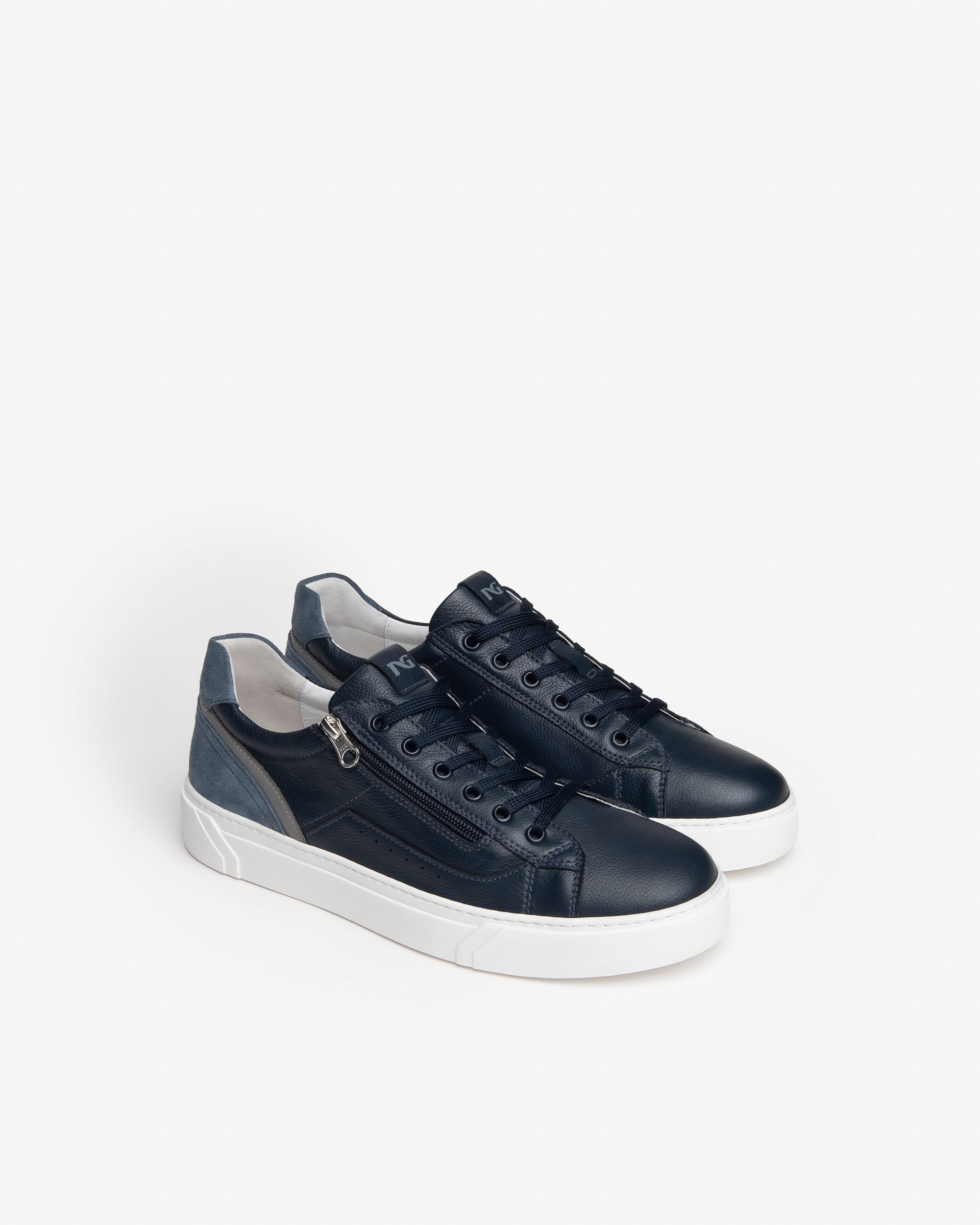 Sneakers Uomo in Pelle e Camoscio