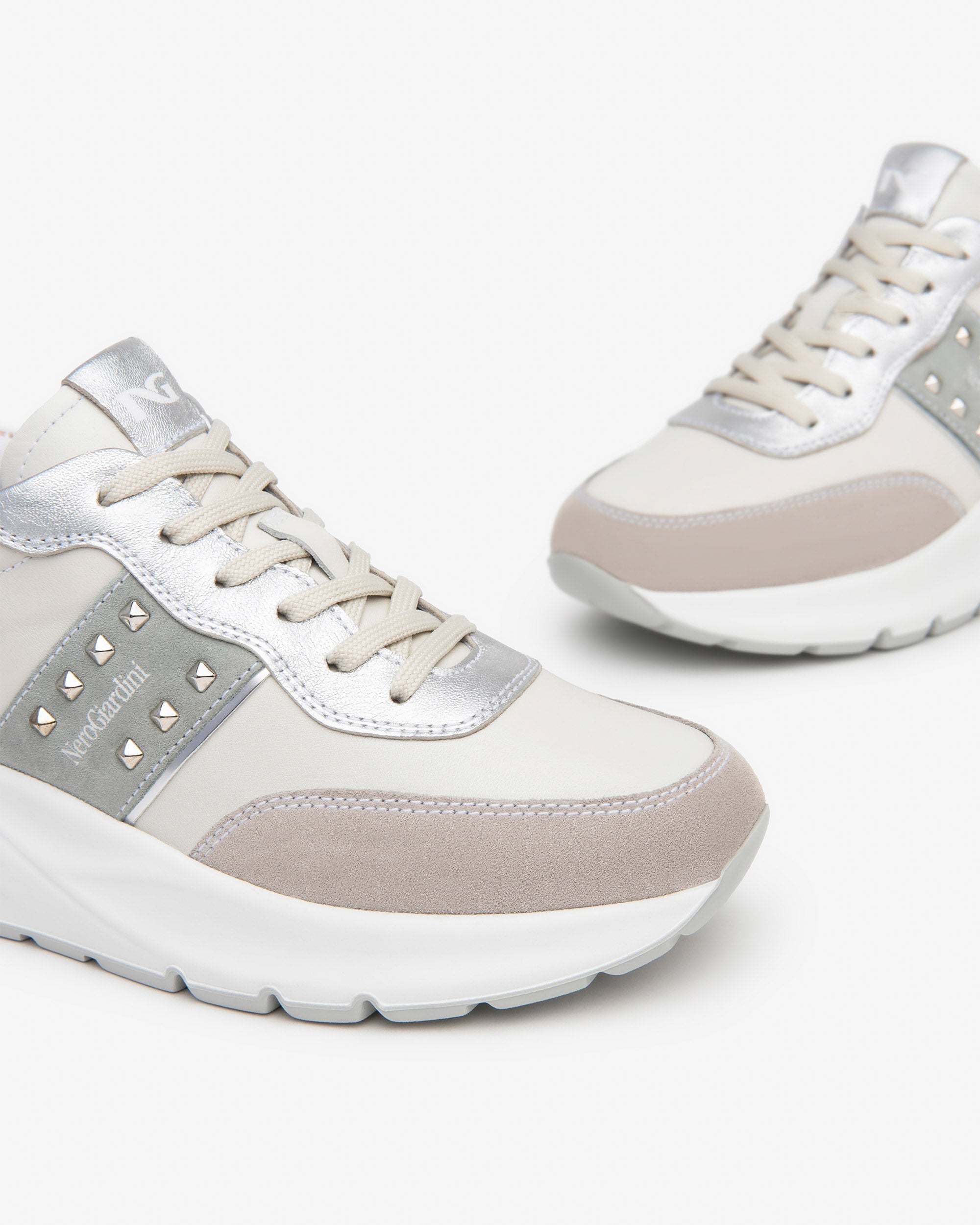 Sneakers Donna in Pelle e Camoscio