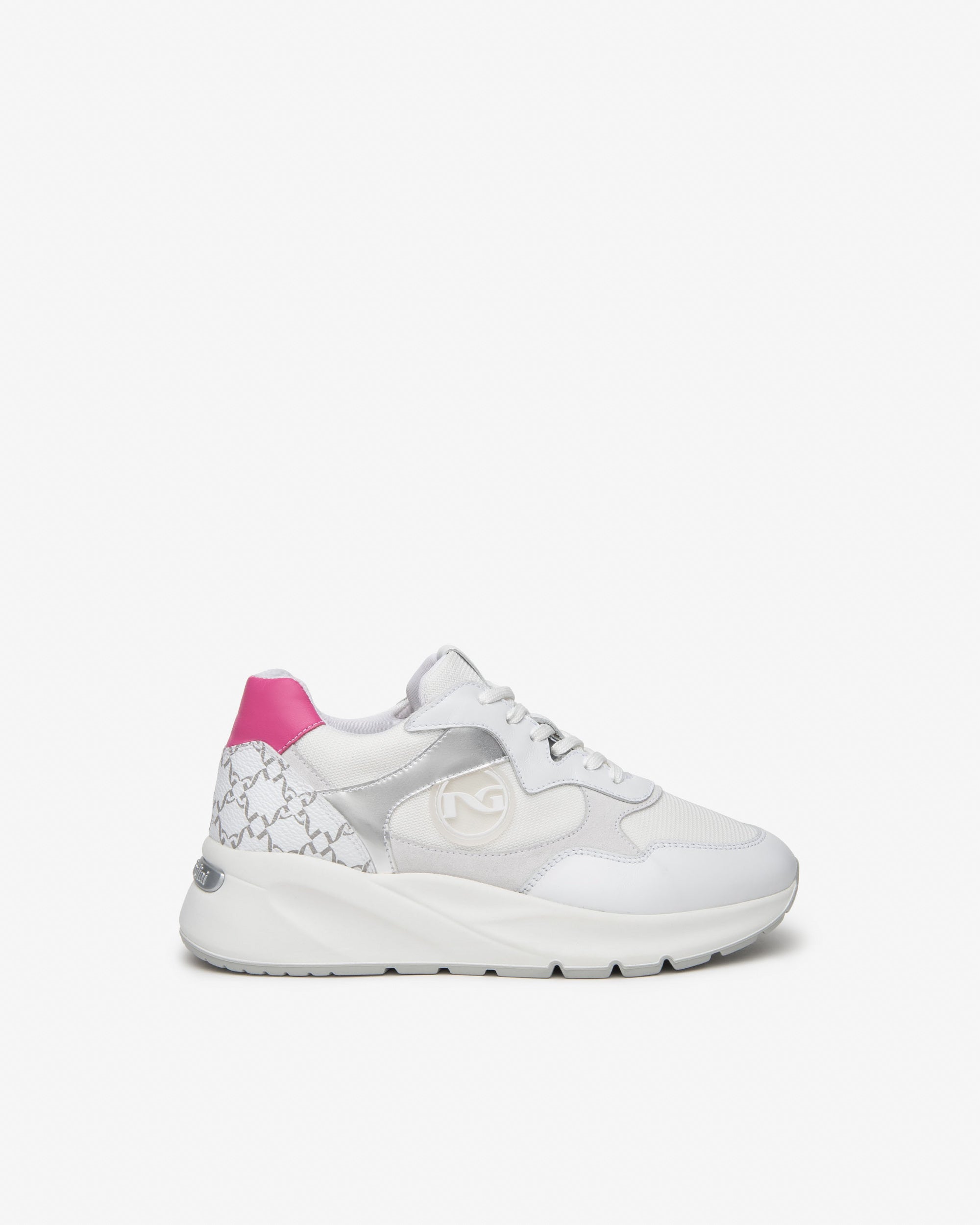 Sneakers Donna in Pelle, Suede e Tela