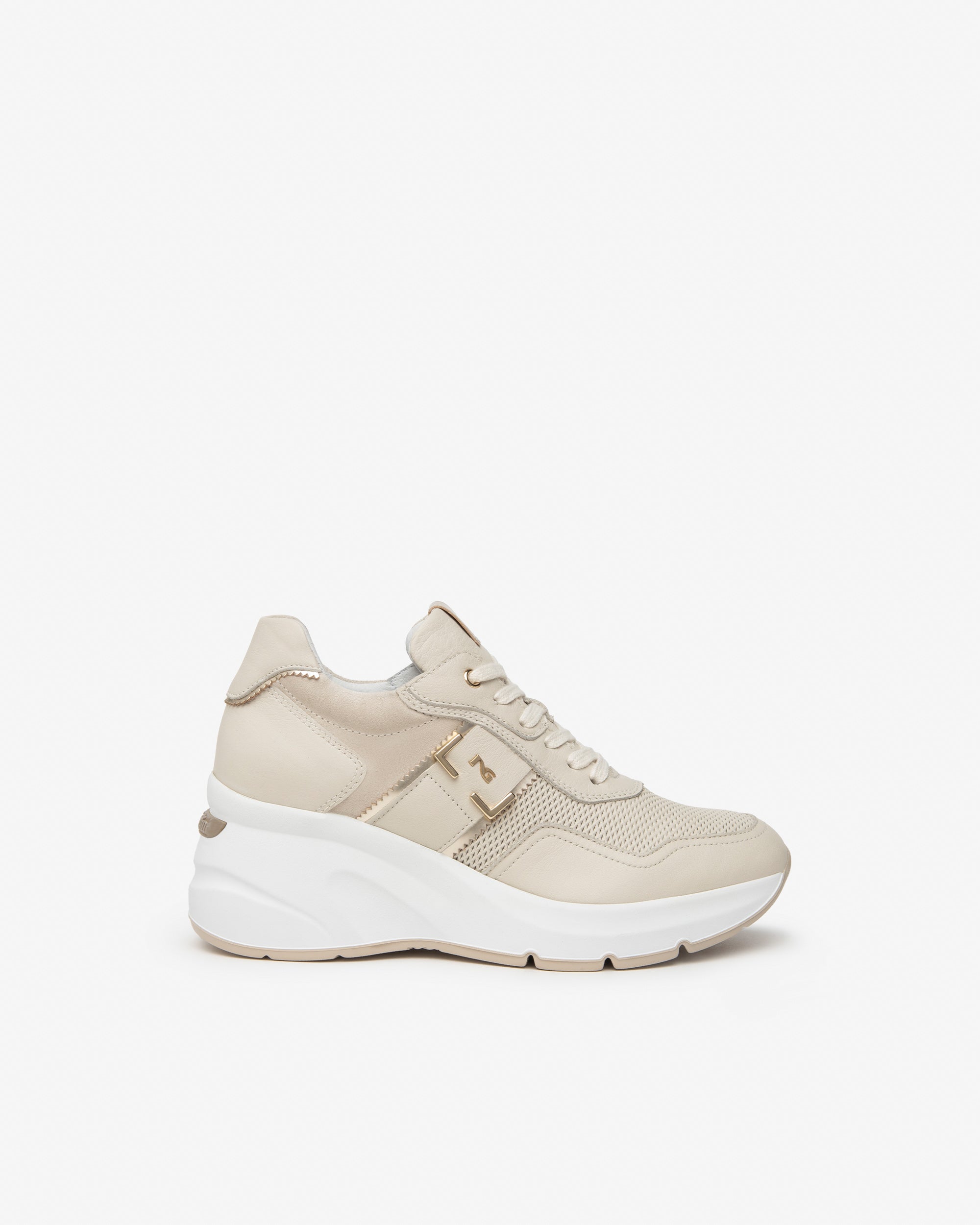 Sneakers Donna in Camoscio, Pelle e Materiale Tecnico