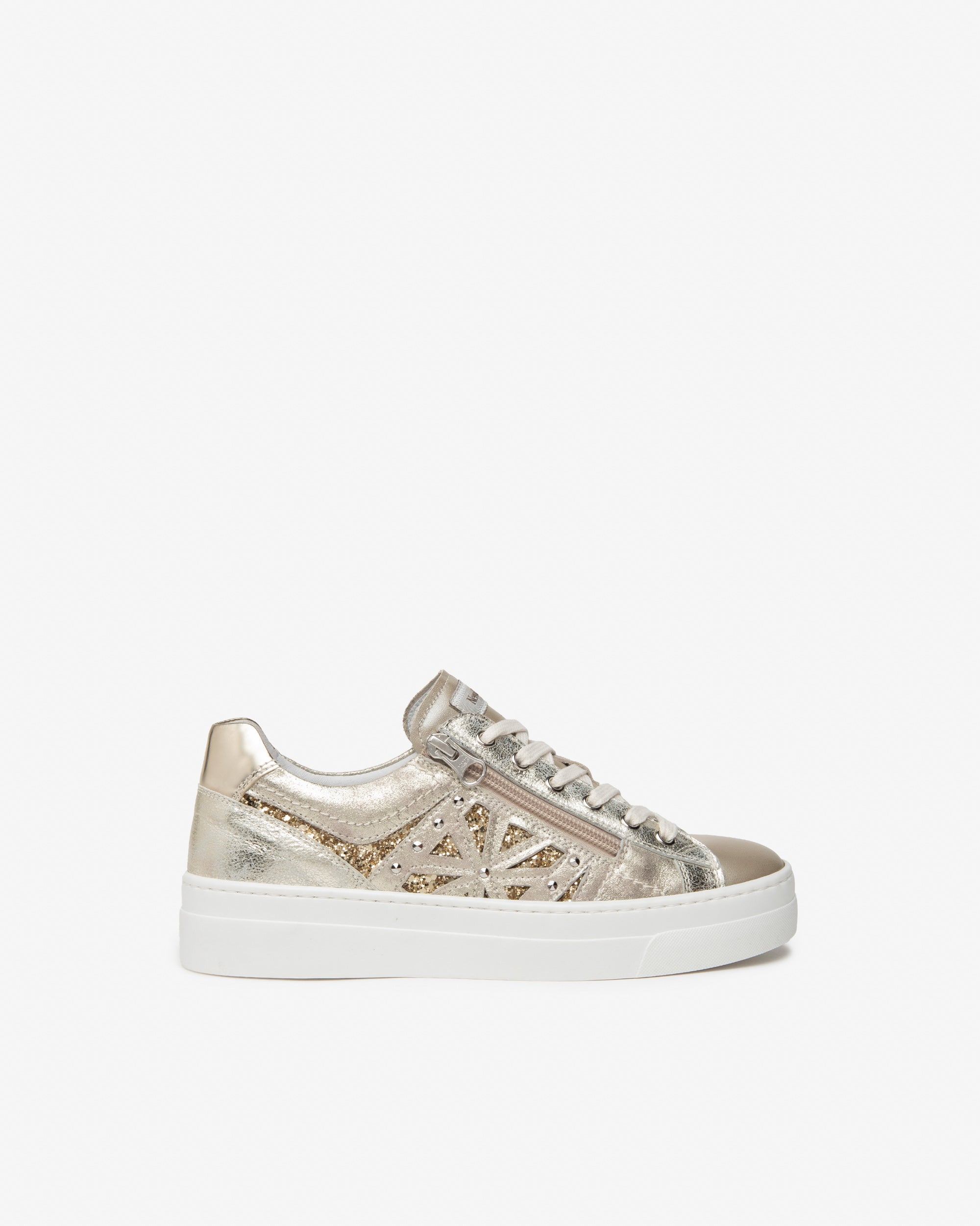 Sneakers Donna in Pelle e Materiale Tecnico