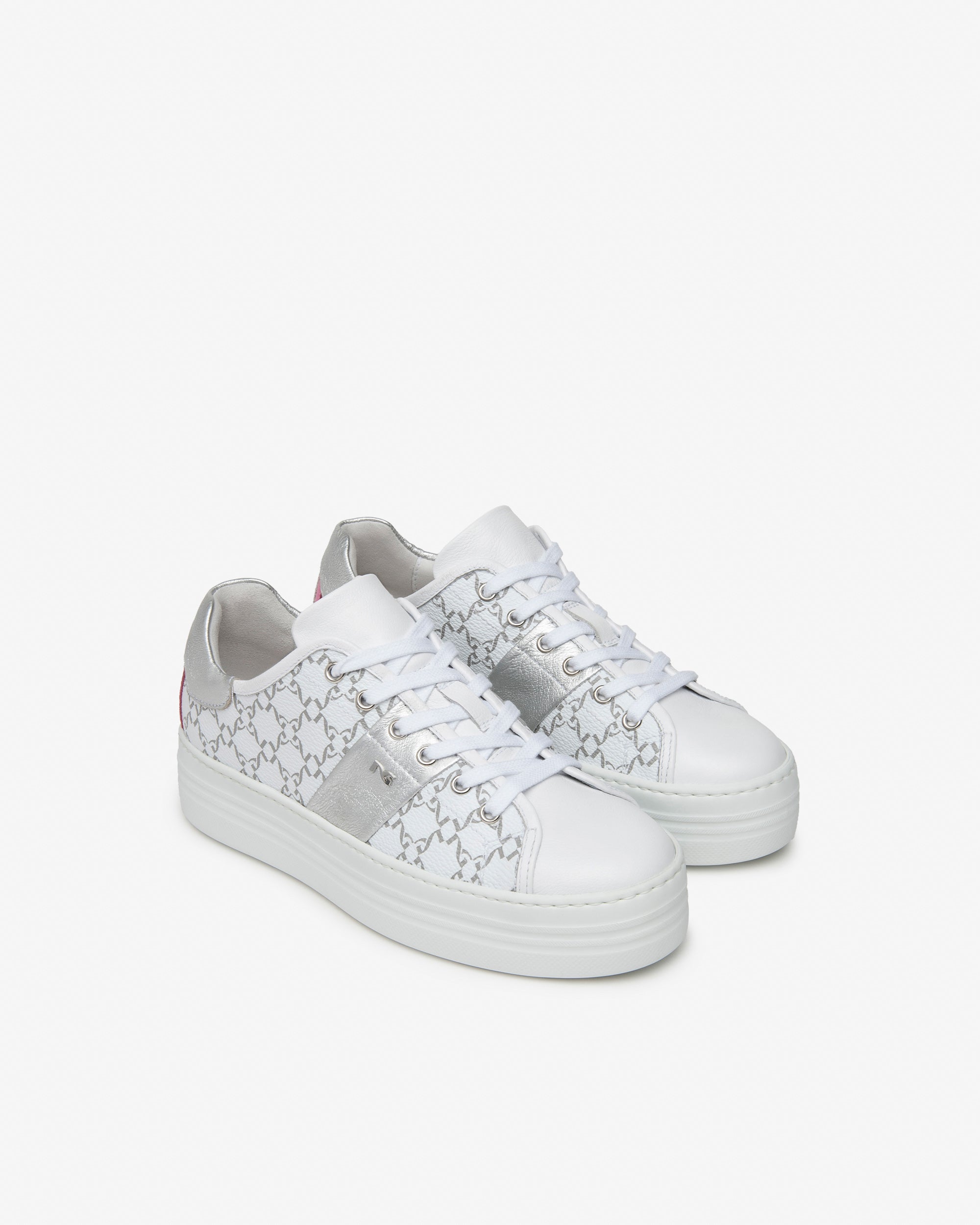 Sneakers Donna in Pelle e Materiale Tecnico
