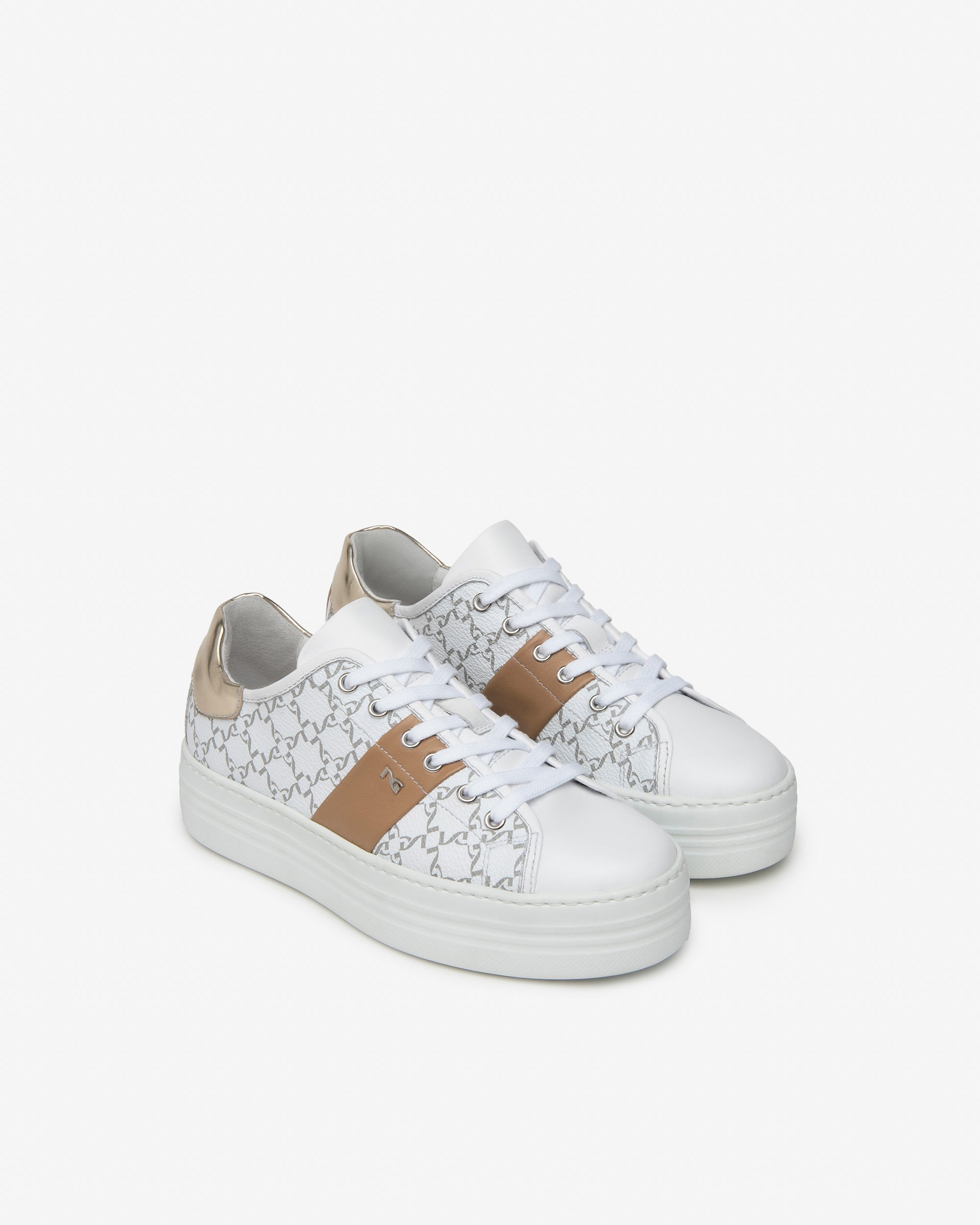 Sneakers Donna in Pelle e Materiale Tecnico