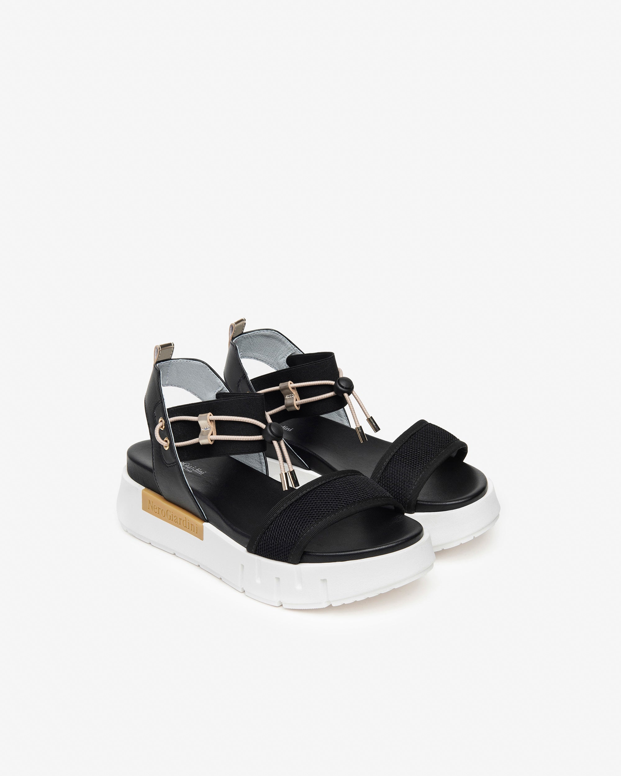 Sandalen Dames in Leder en Canvas