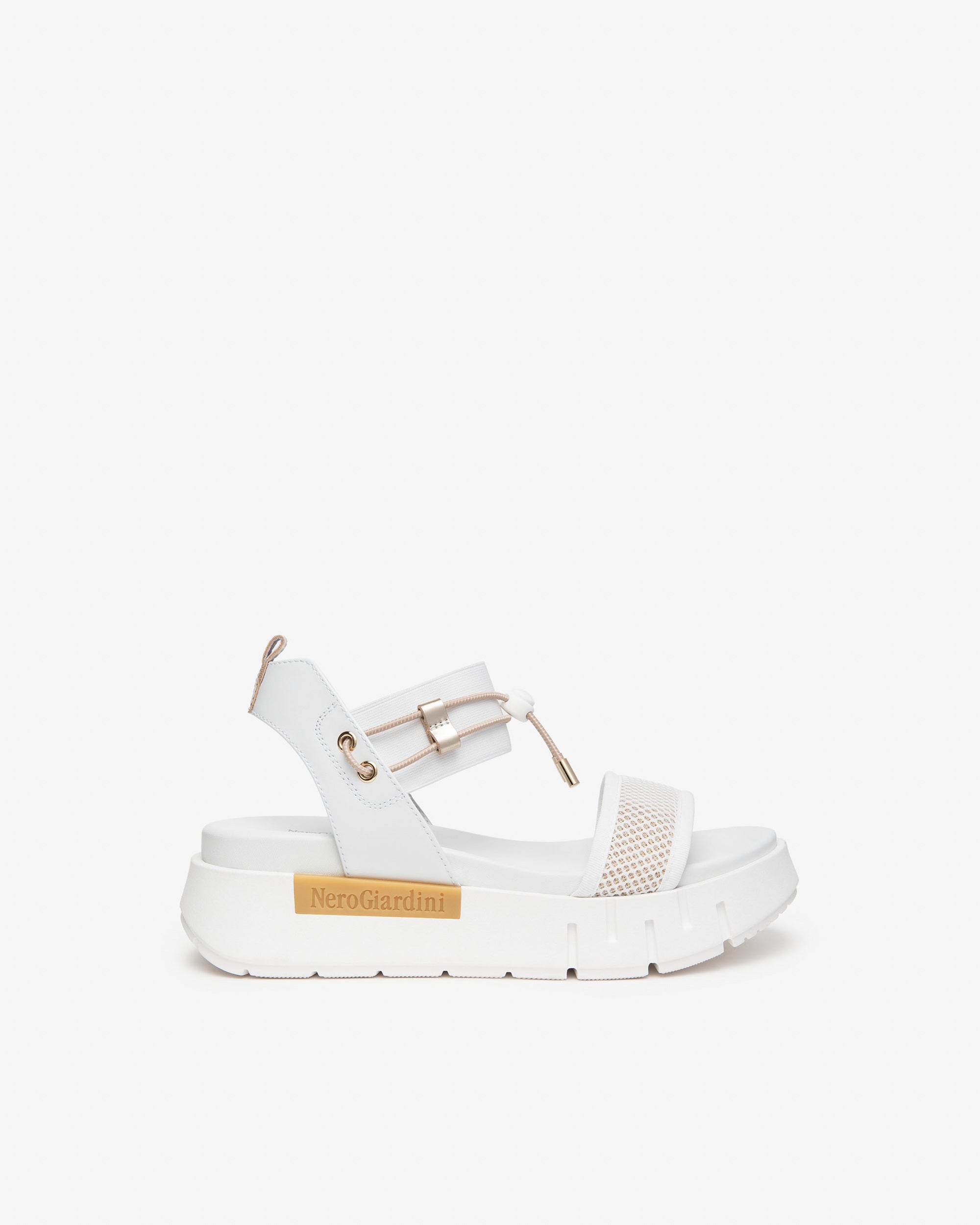 Sandali Donna in Pelle e Tela