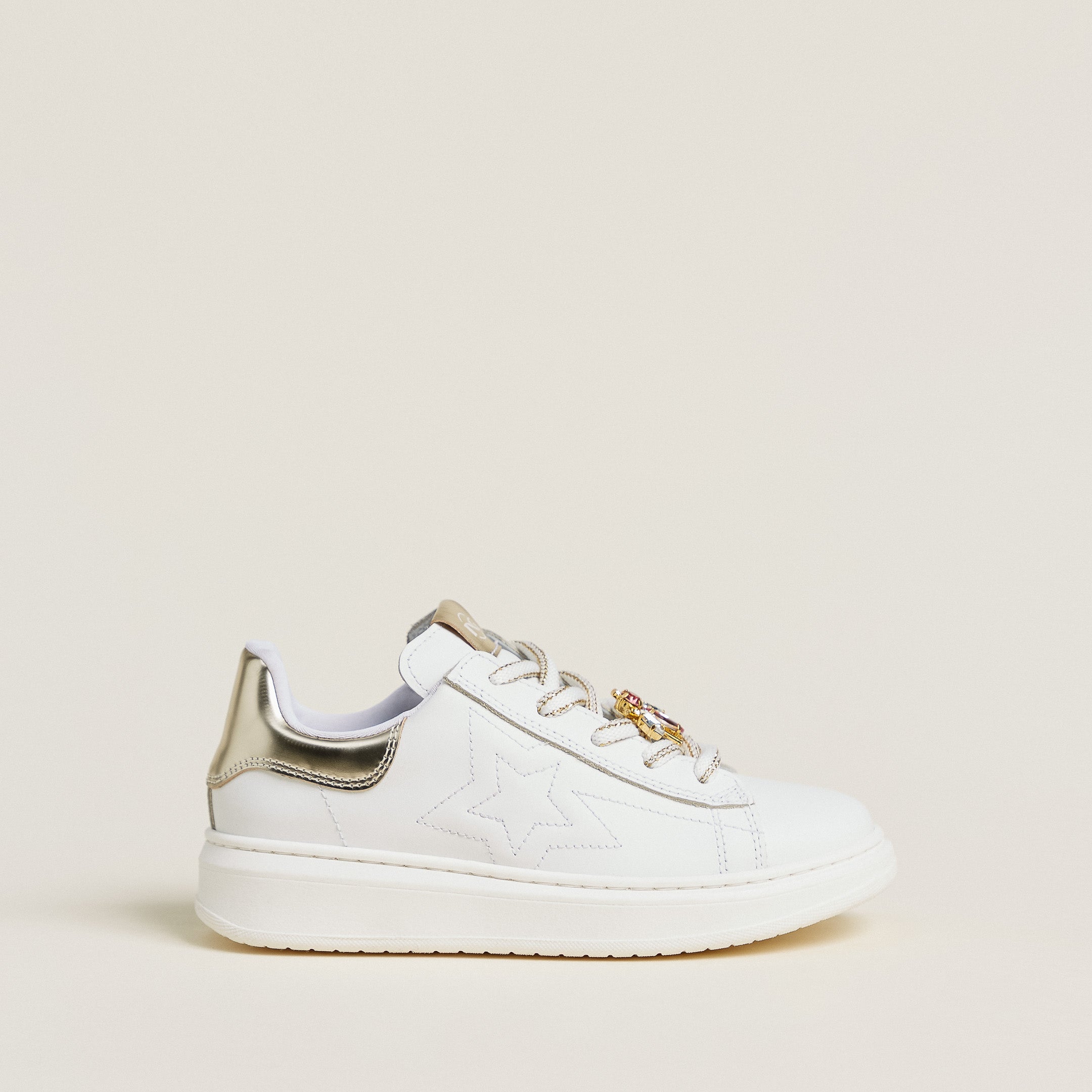 Sneakers Teen da Ragazza in Pelle e Materiale Tecnico