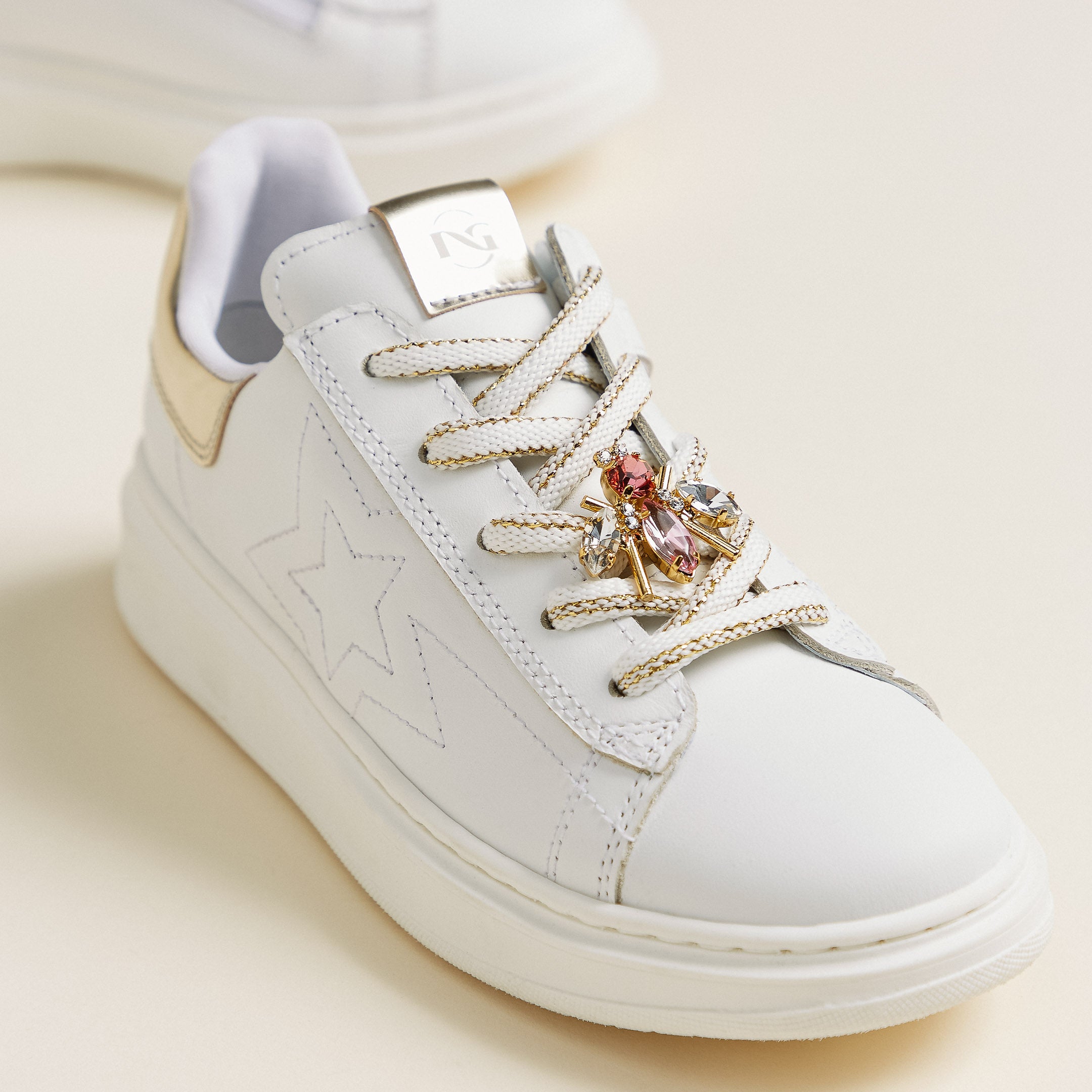 Sneakers Teen da Ragazza in Pelle e Materiale Tecnico