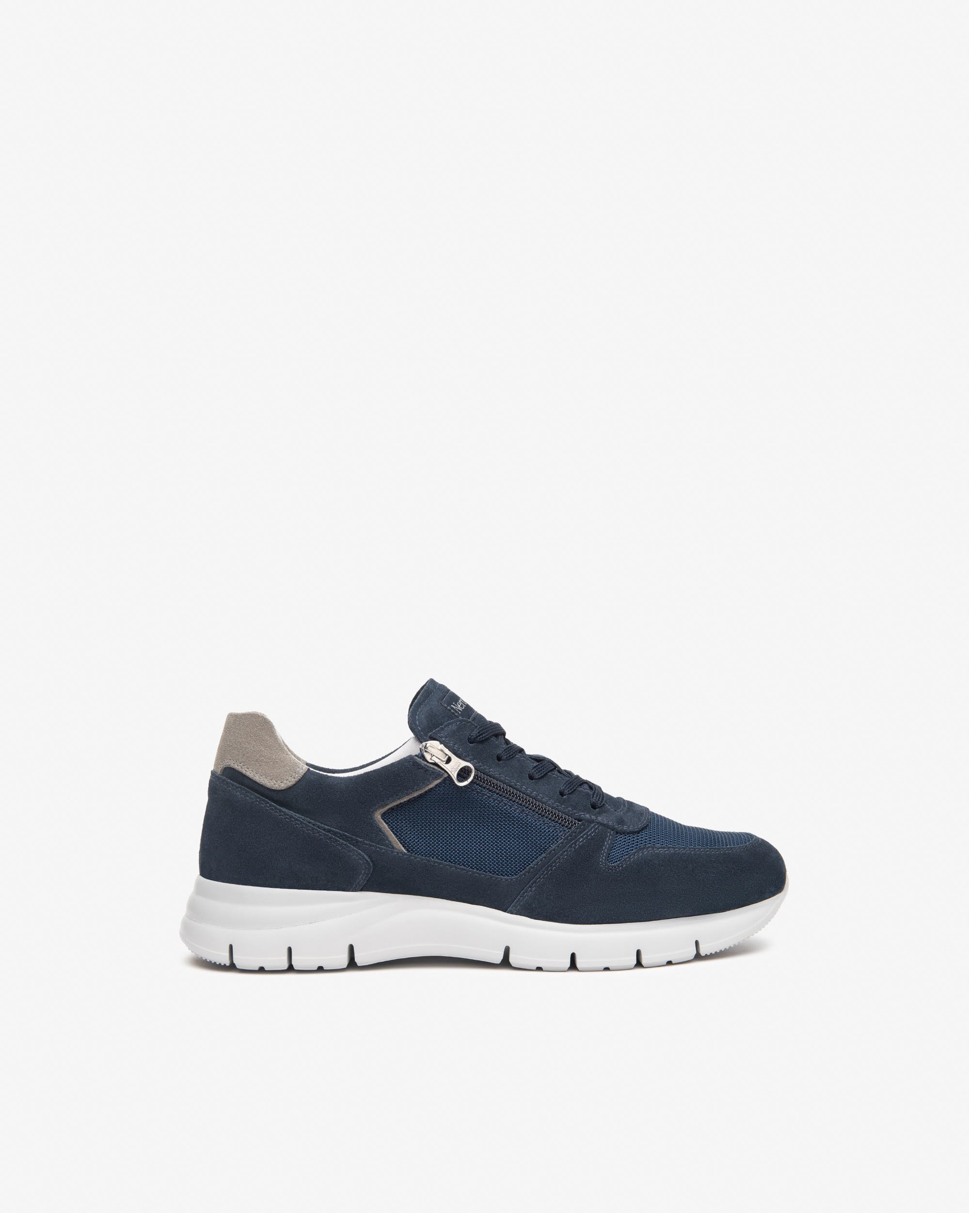 Sneakers Uomo in Camoscio e Tela