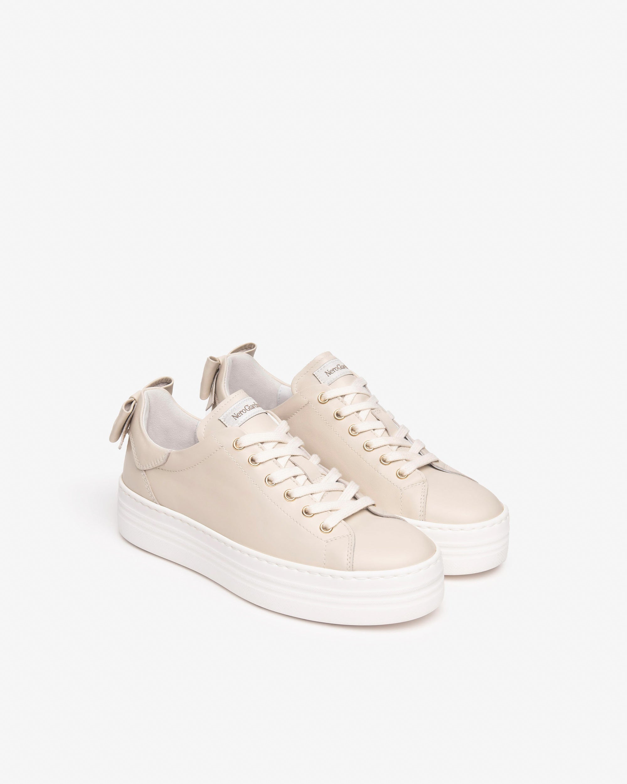 Sneakers de Mujer de Piel y Material Técnico