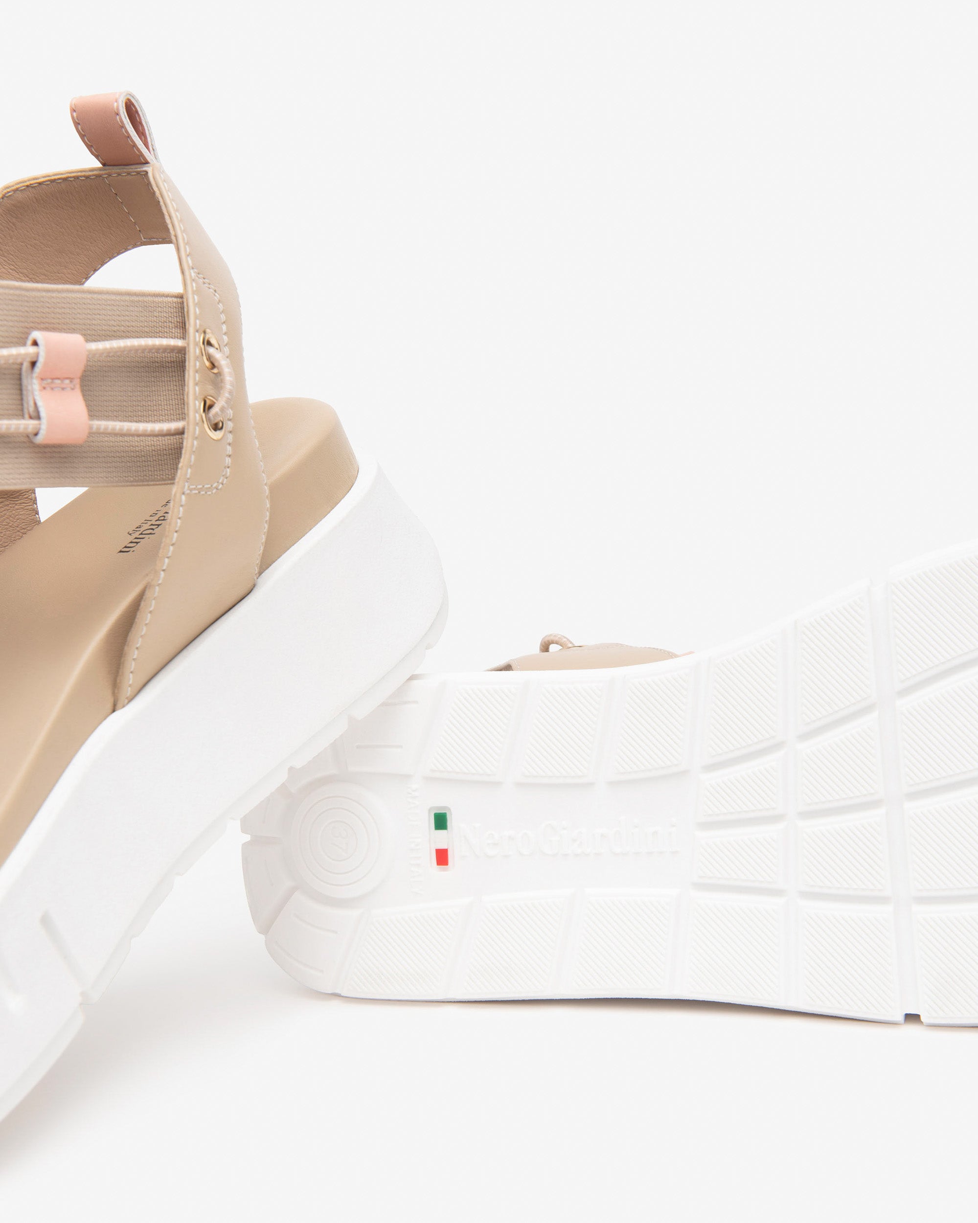 Sandalen Dames in Leder en Canvas