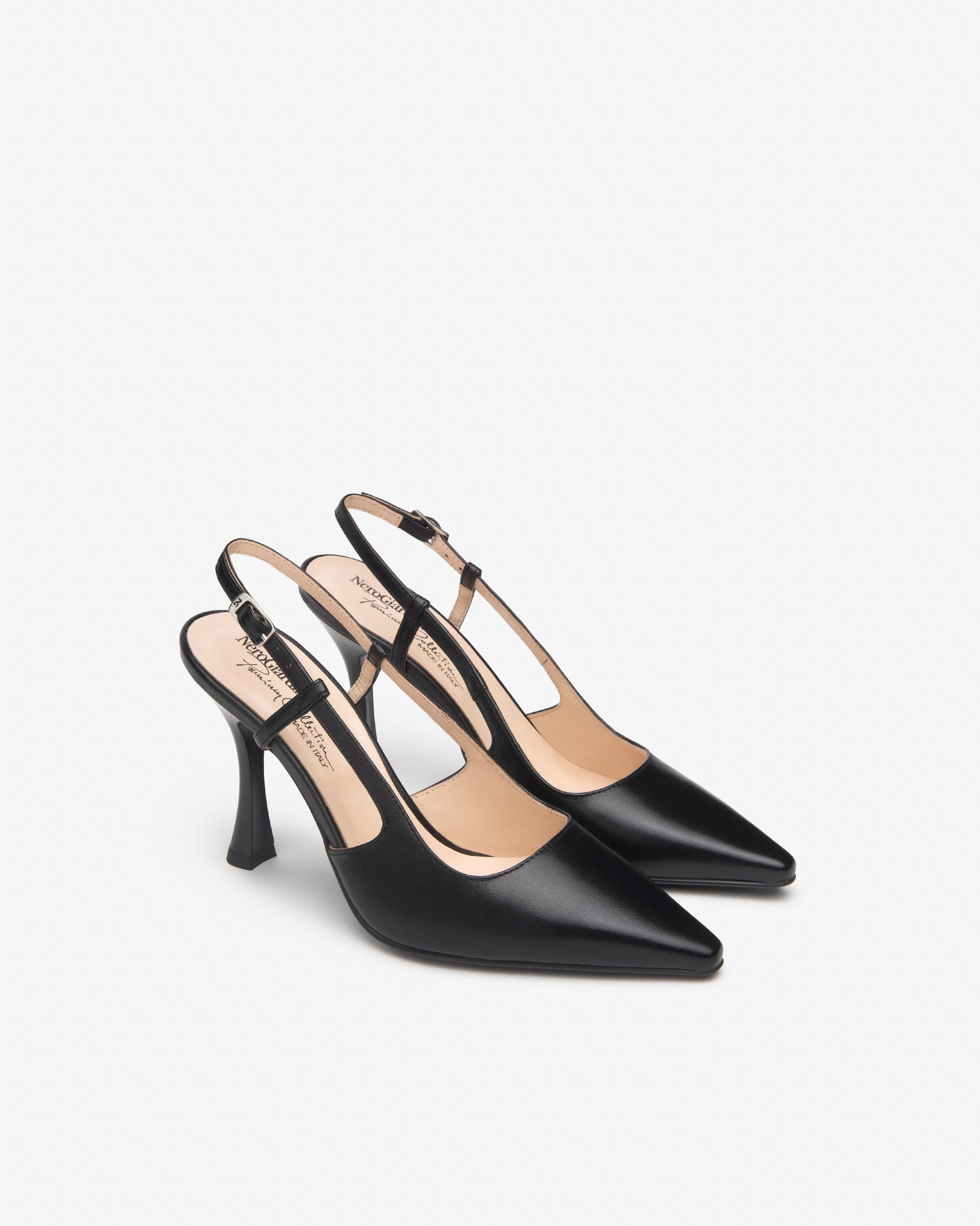 Damenpumps aus Leder