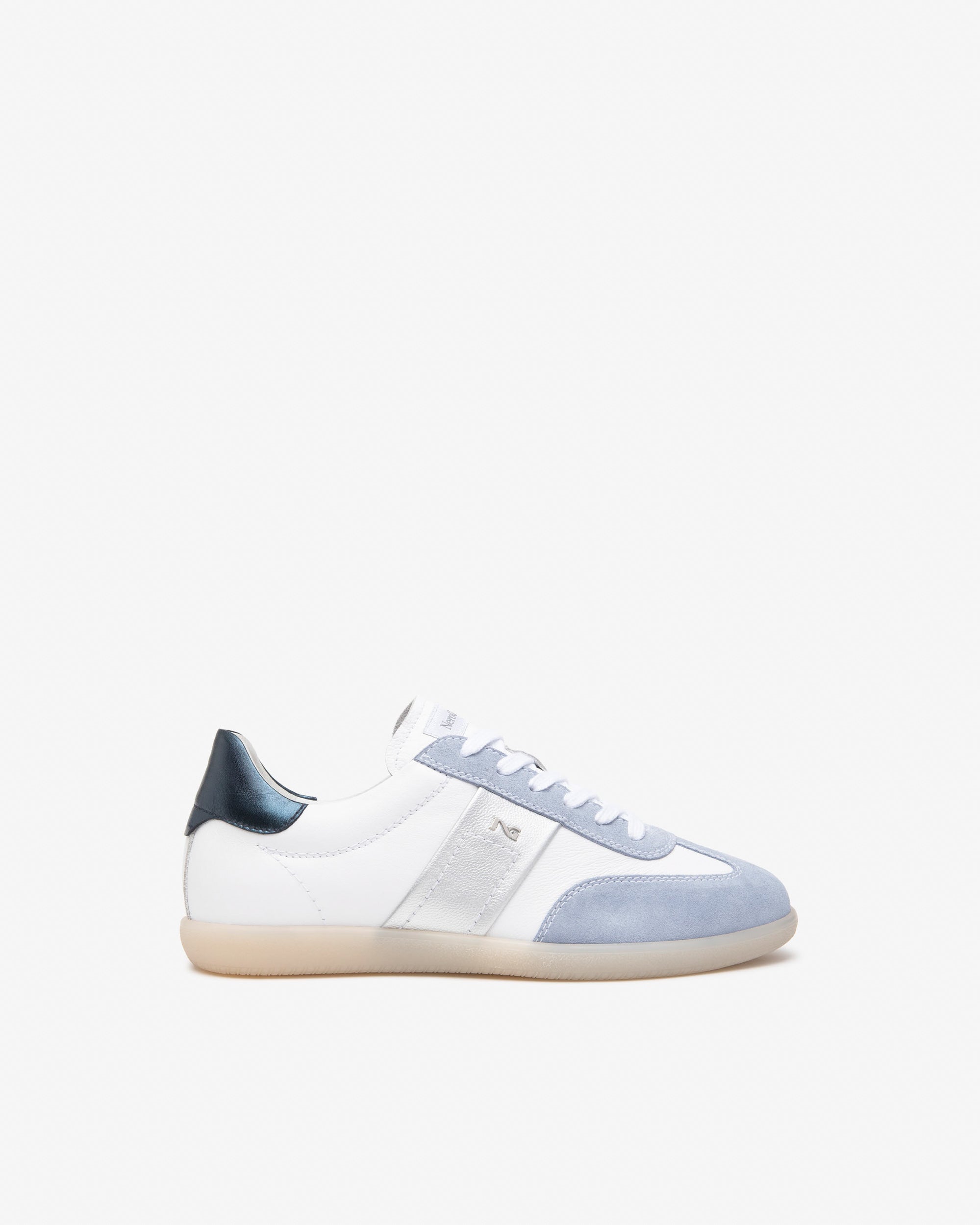 Sneakers Femme en Cuir et Cuir Velours
