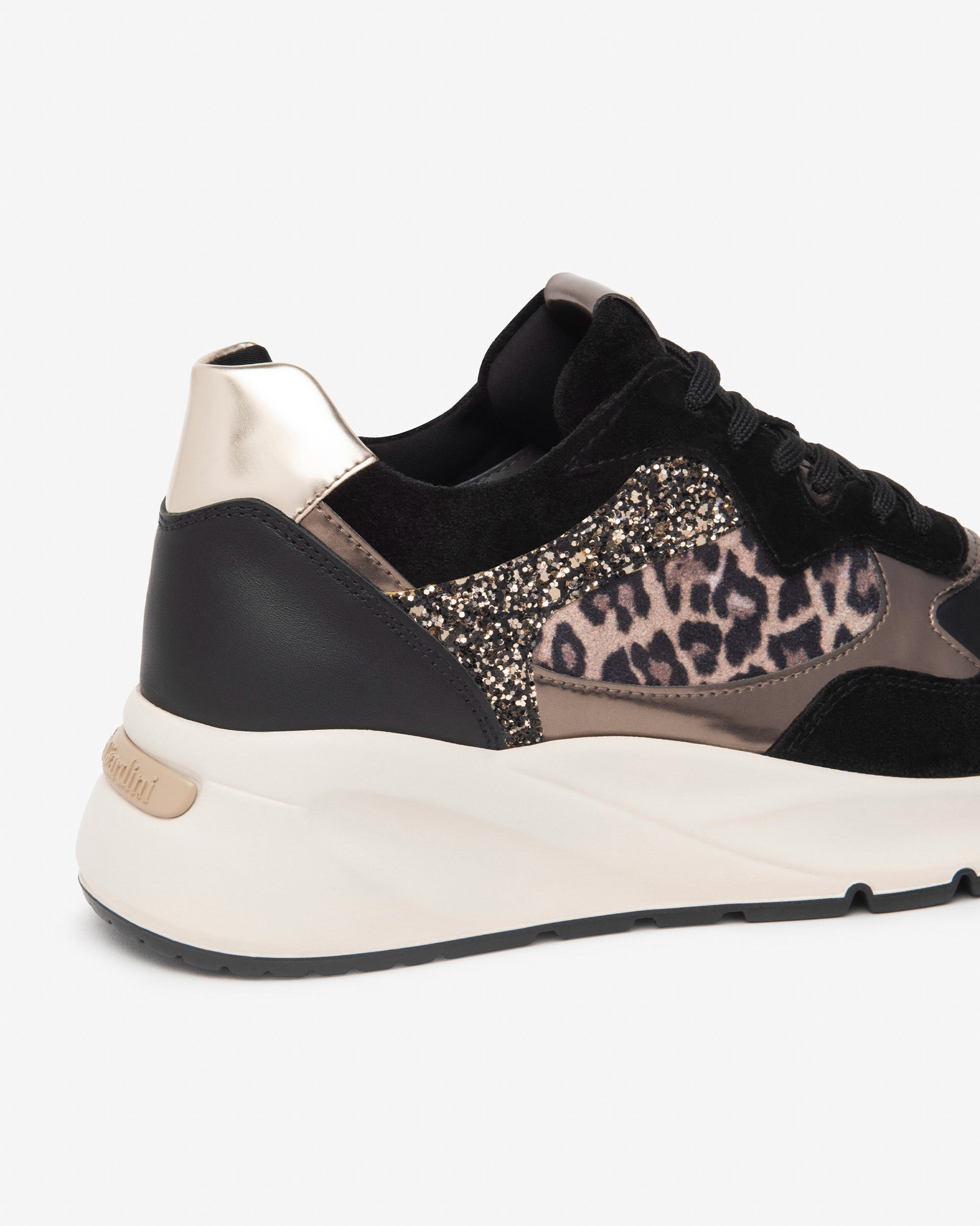 Sneakers Donna in Suede, Pelle e Materiale Tecnico