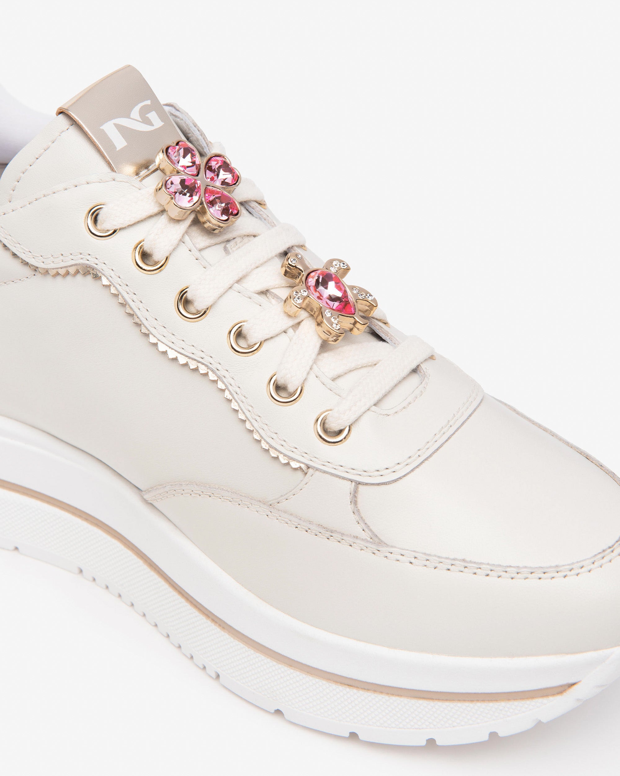 Sneakers Donna in Pelle e Materiale Tecnico