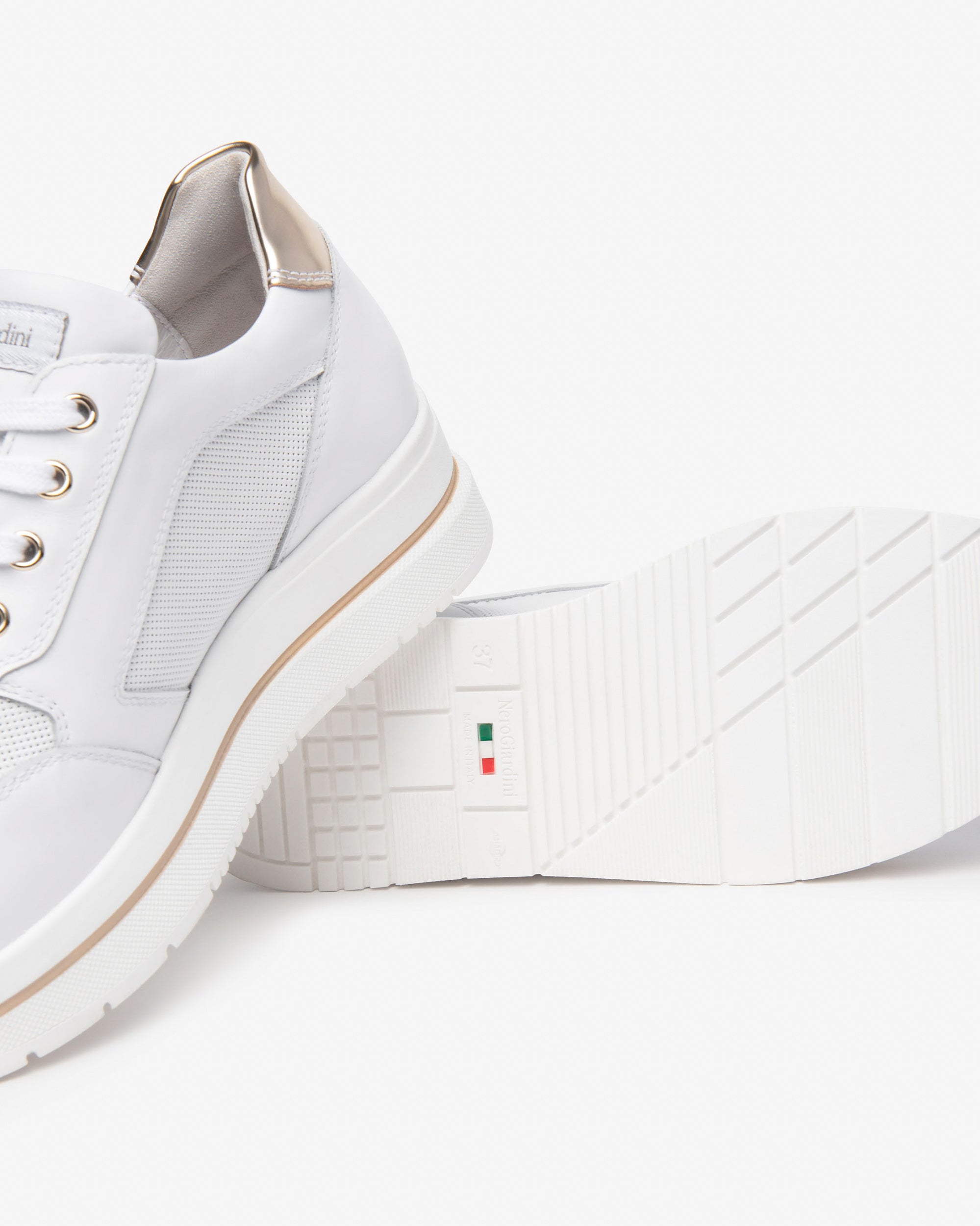 Sneakers Donna in Pelle e Materiale Tecnico