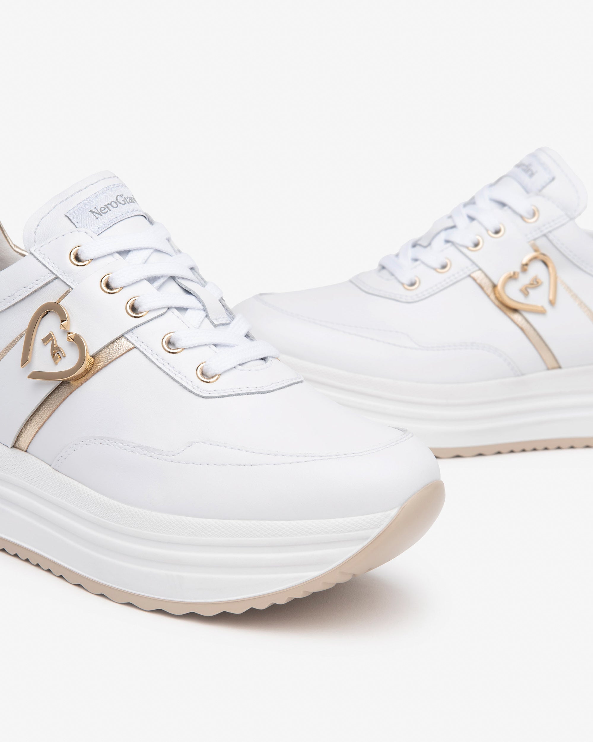 Sneakers Donna in Pelle e Materiale Tecnico