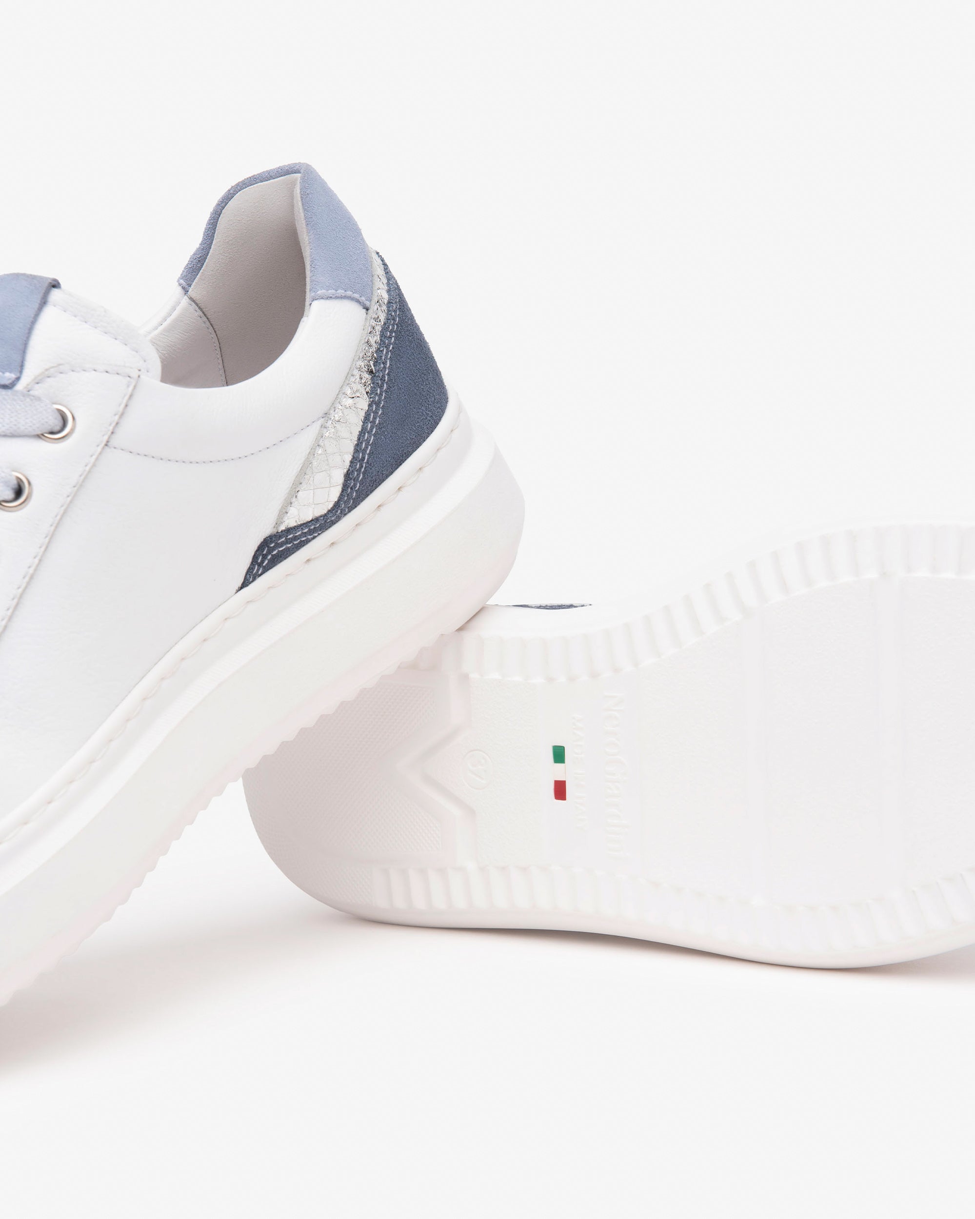 Sneakers Dames in Leder en Suède