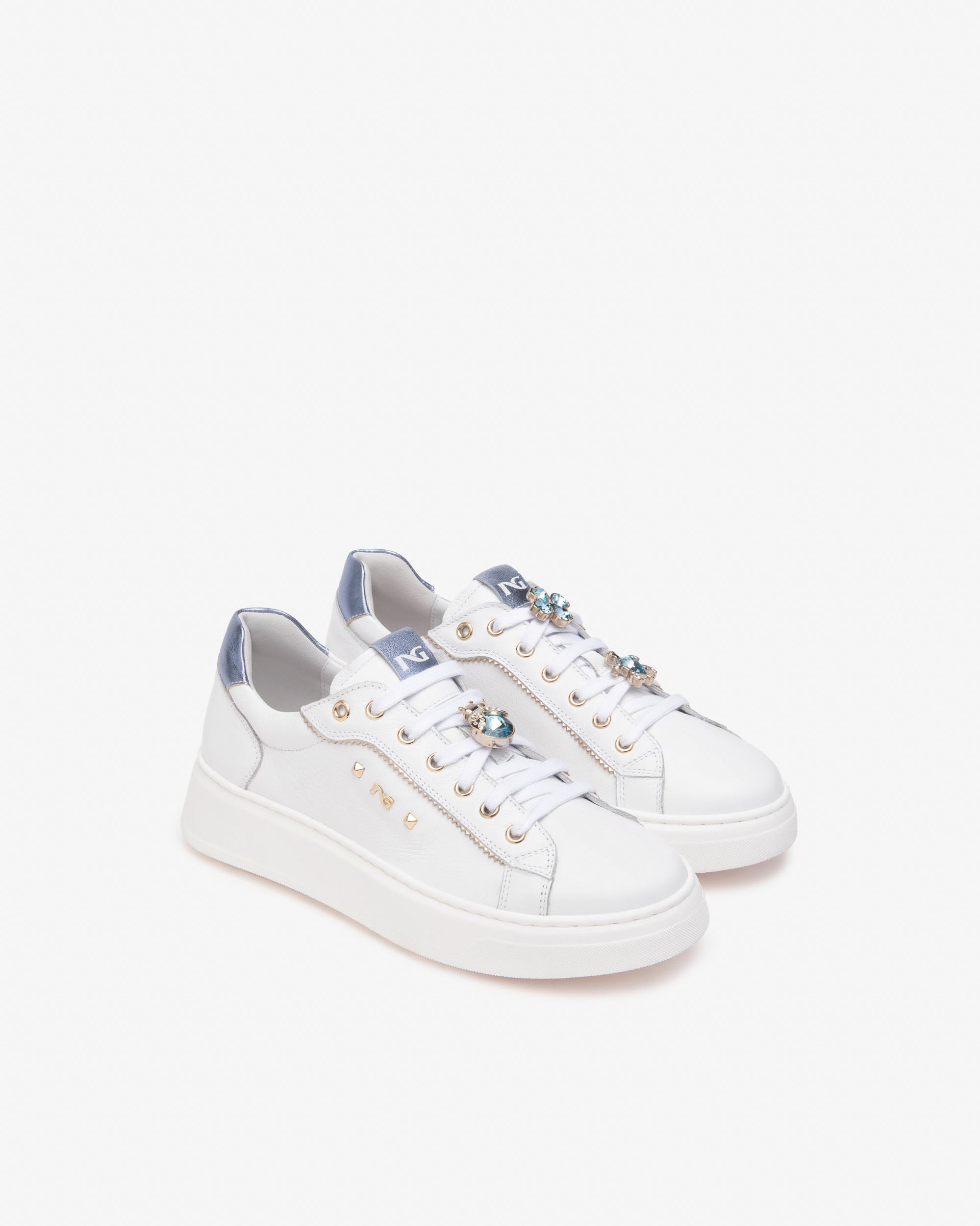 Sneakers Donna in Pelle e Materiale Tecnico