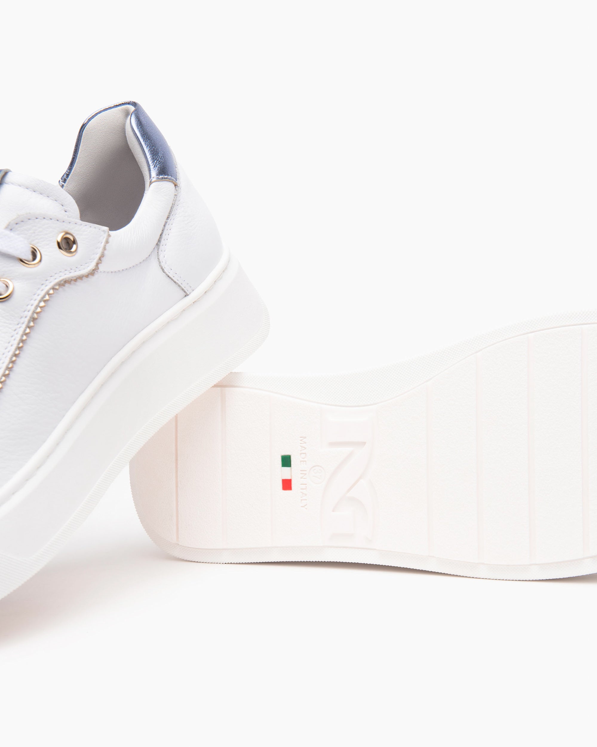 Sneakers Donna in Pelle e Materiale Tecnico