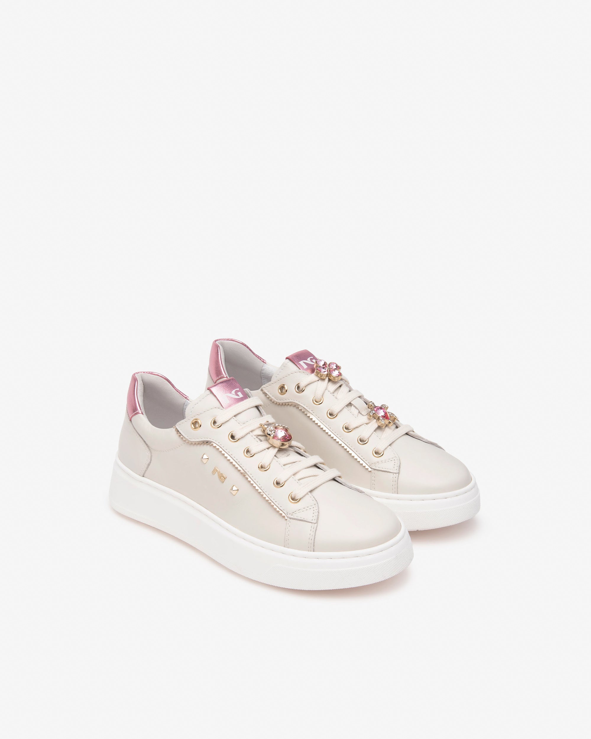Sneakers Donna in Pelle e Materiale Tecnico