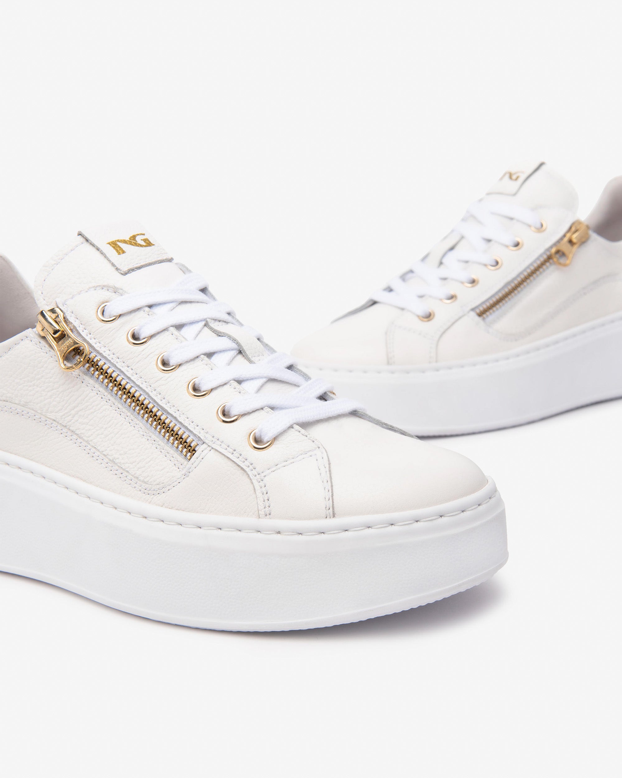 Sneakers Donna in Pelle e Materiale Tecnico