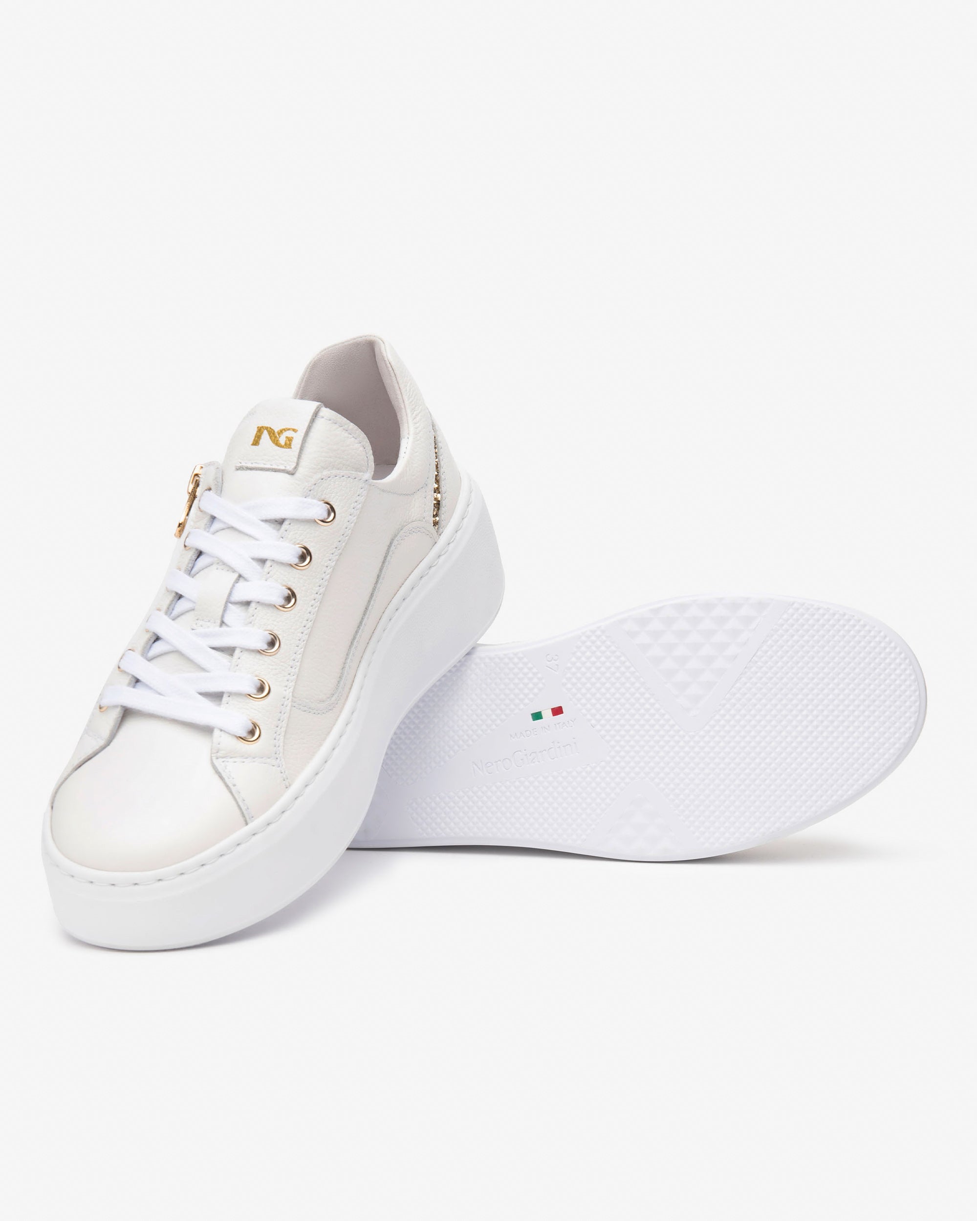 Sneakers Donna in Pelle e Materiale Tecnico