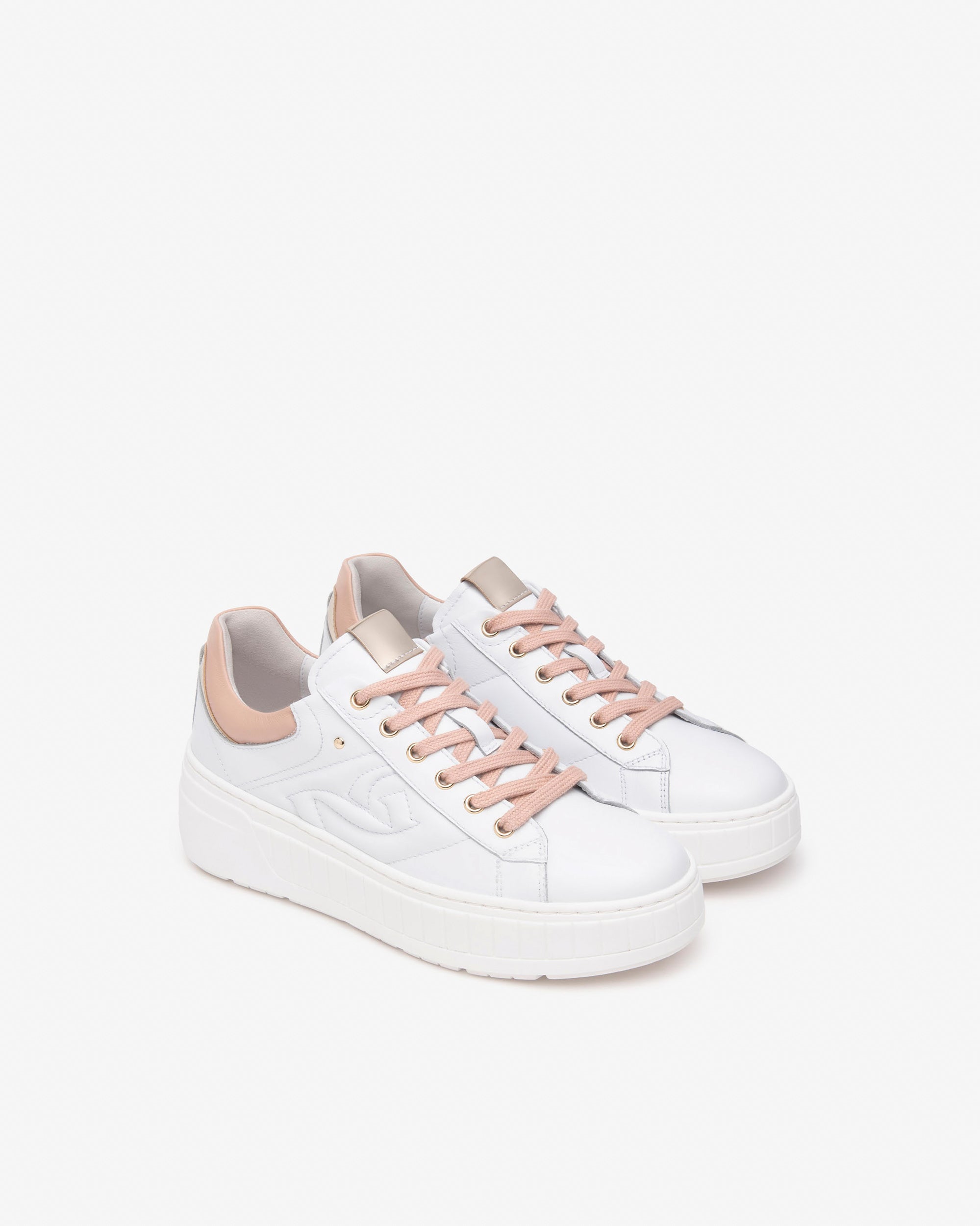 Sneakers Donna in Pelle e Materiale Tecnico