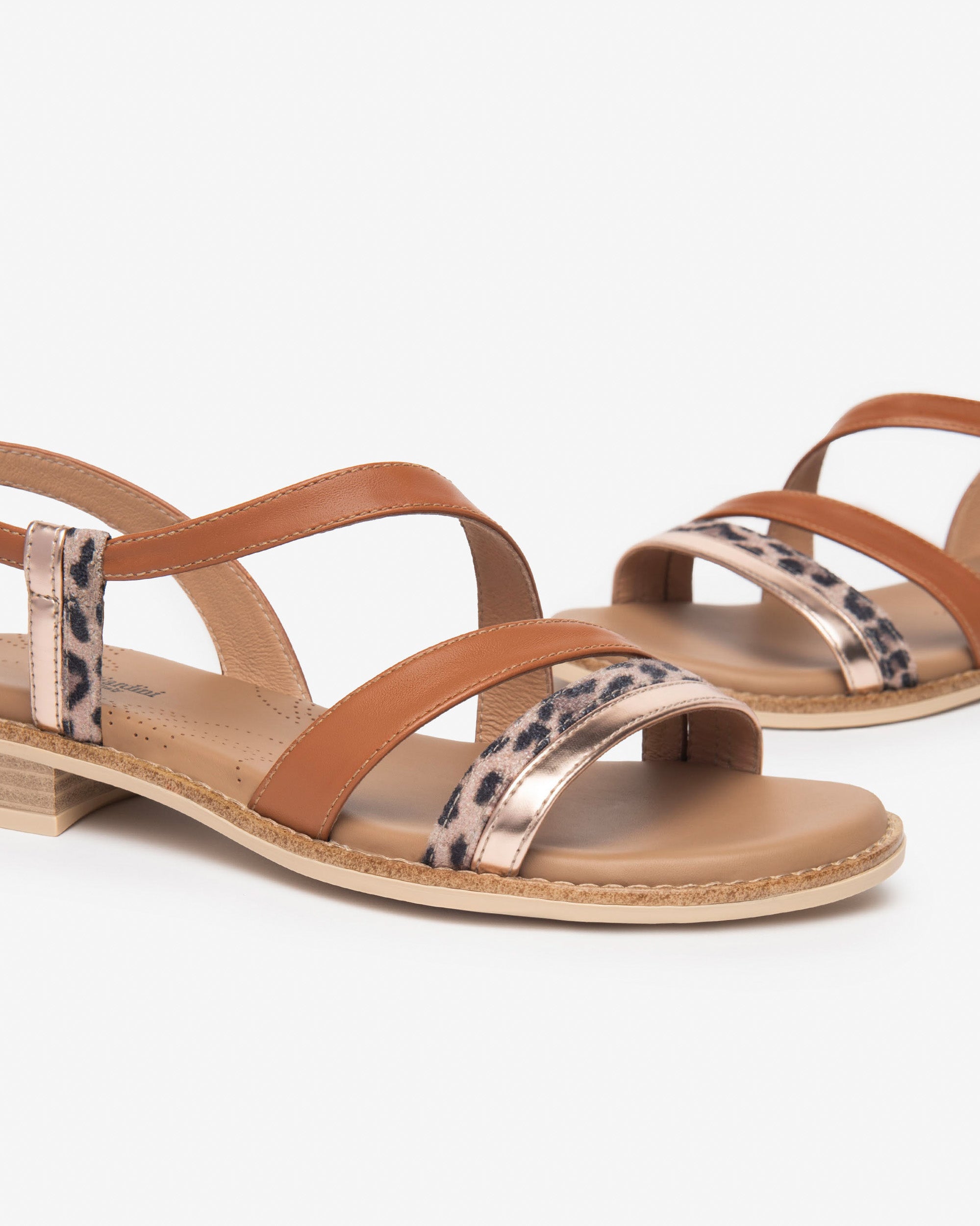 Sandali Donna in Pelle e Materiale Tecnico