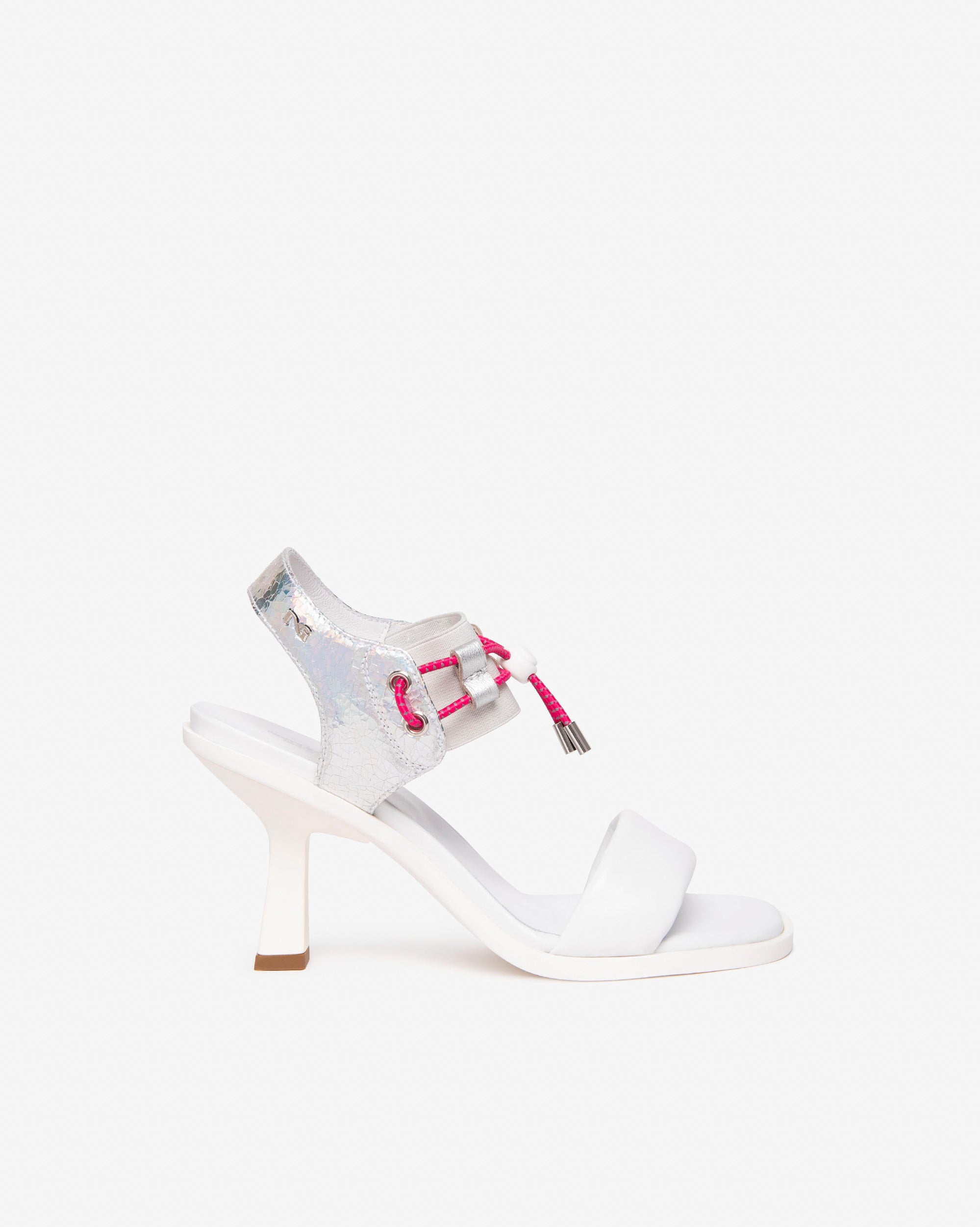 Sandalen Dames in Leder en Technisch Materiaal
