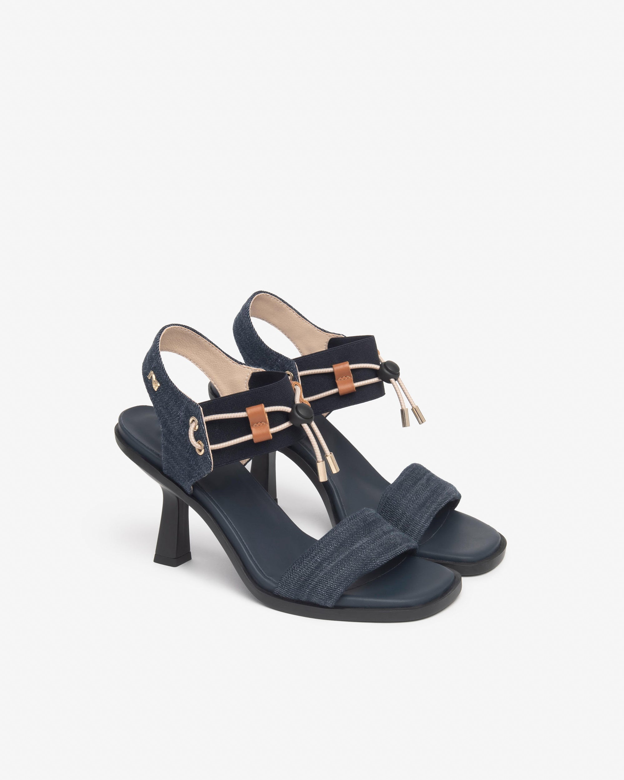 Sandalen Dames in Textiel en Leder