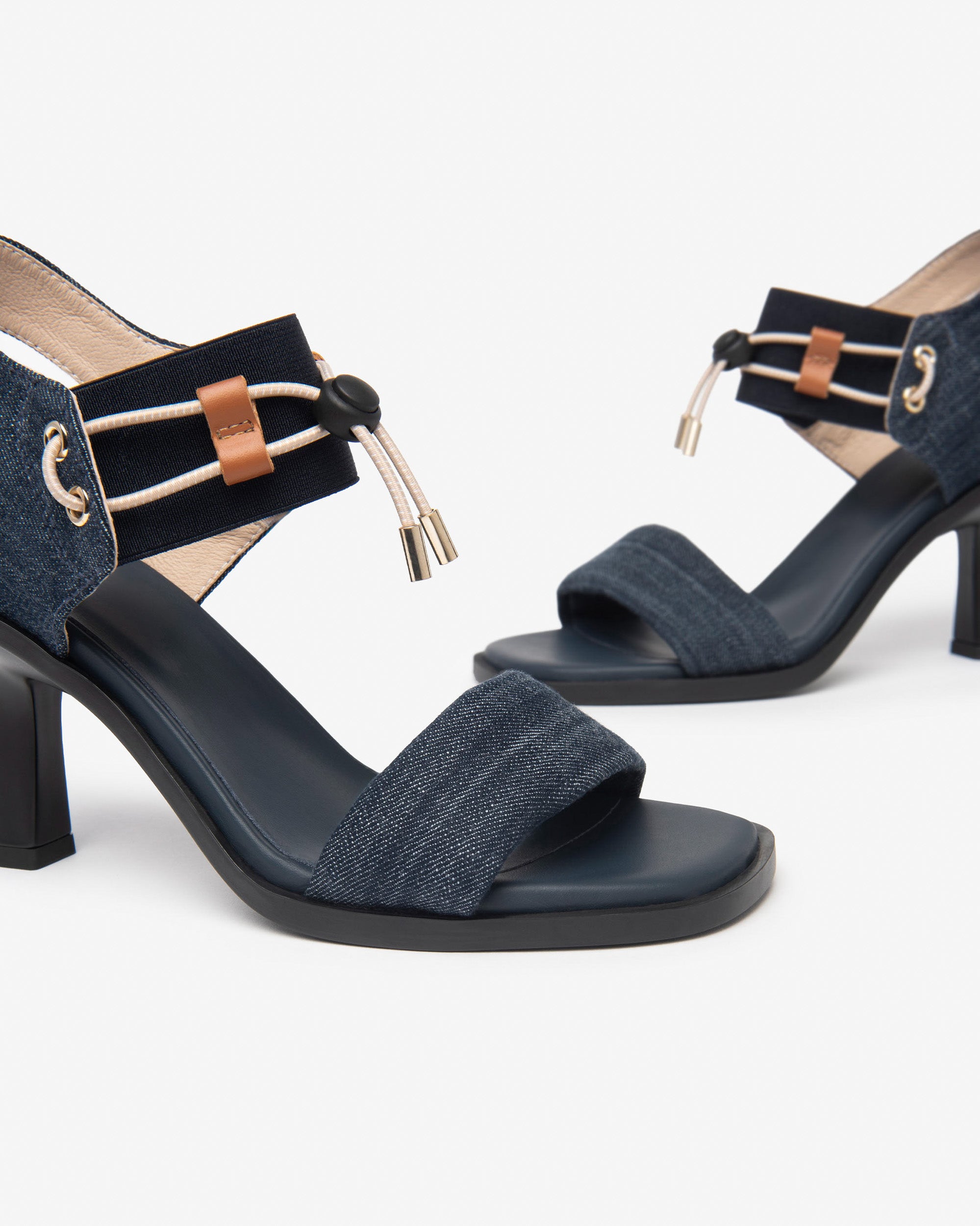 Sandalen Dames in Textiel en Leder