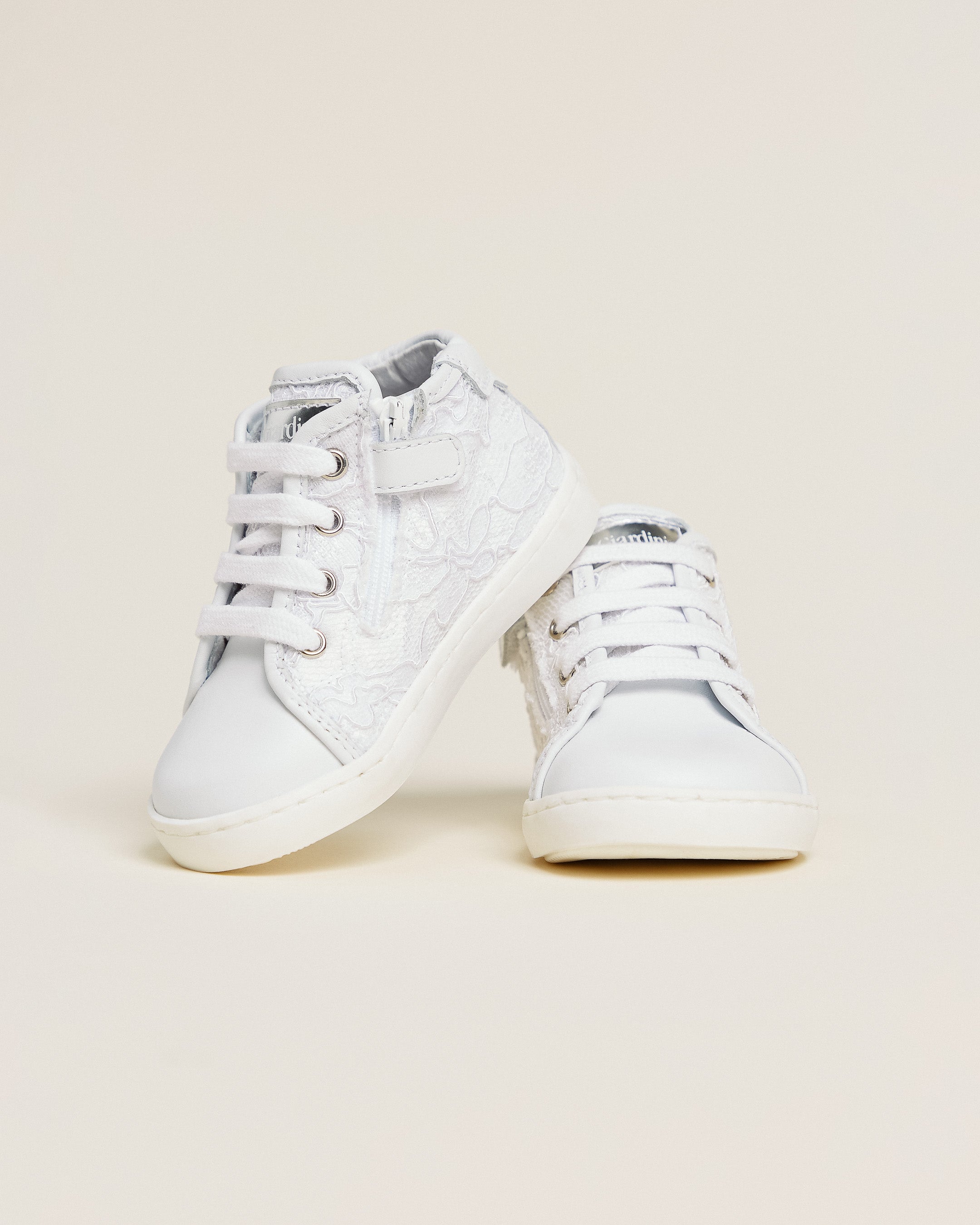 Sneakers Junior da Bambina in Tesuto e Pelle