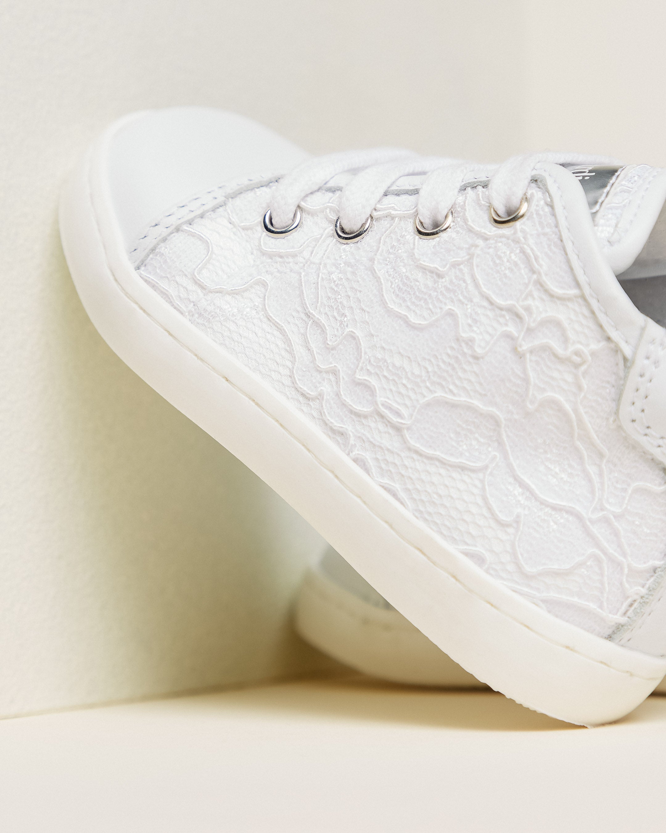 Sneakers Junior da Bambina in Tesuto e Pelle