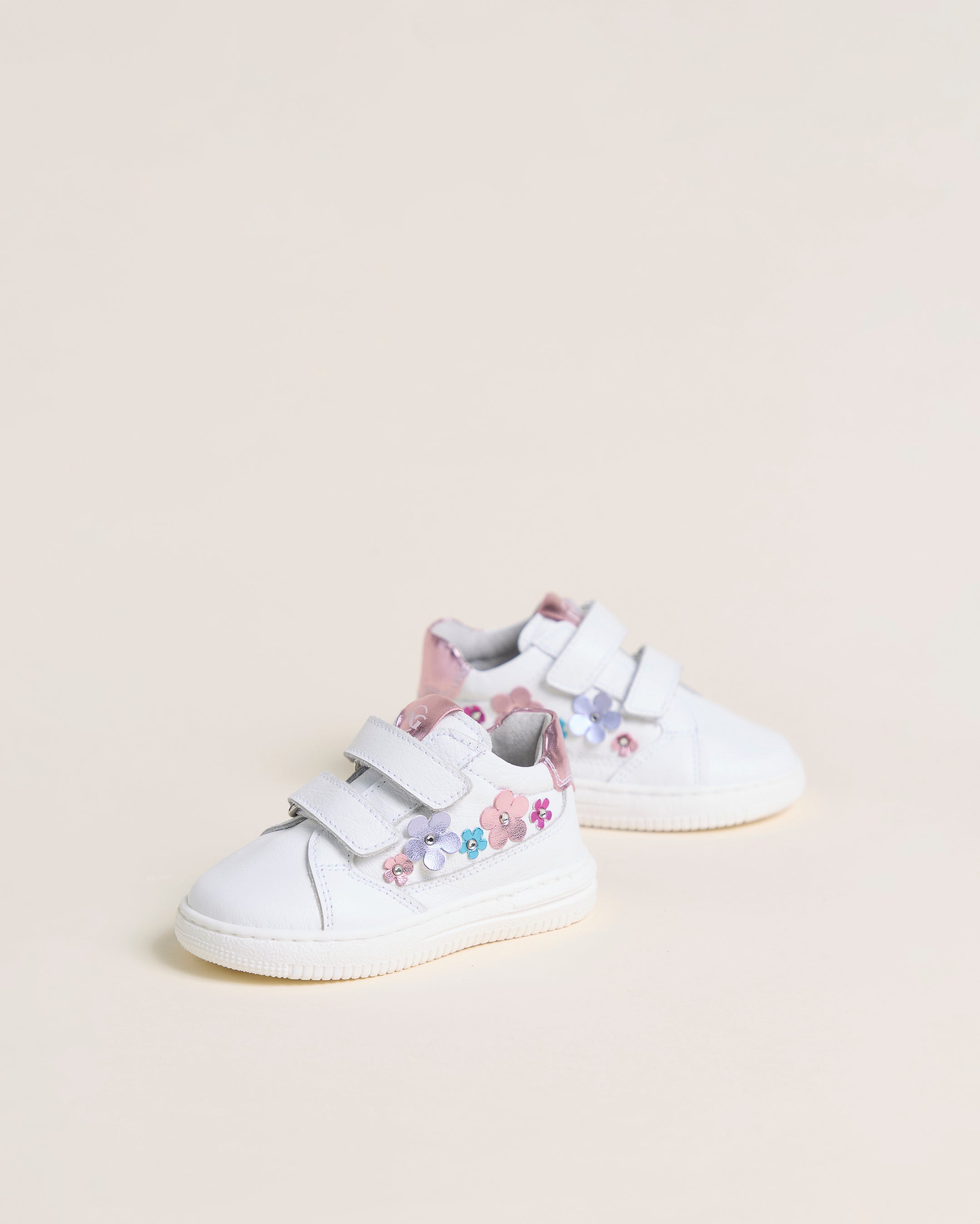 Sneakers für Junior / Mädchen aus Leder und technischem Material