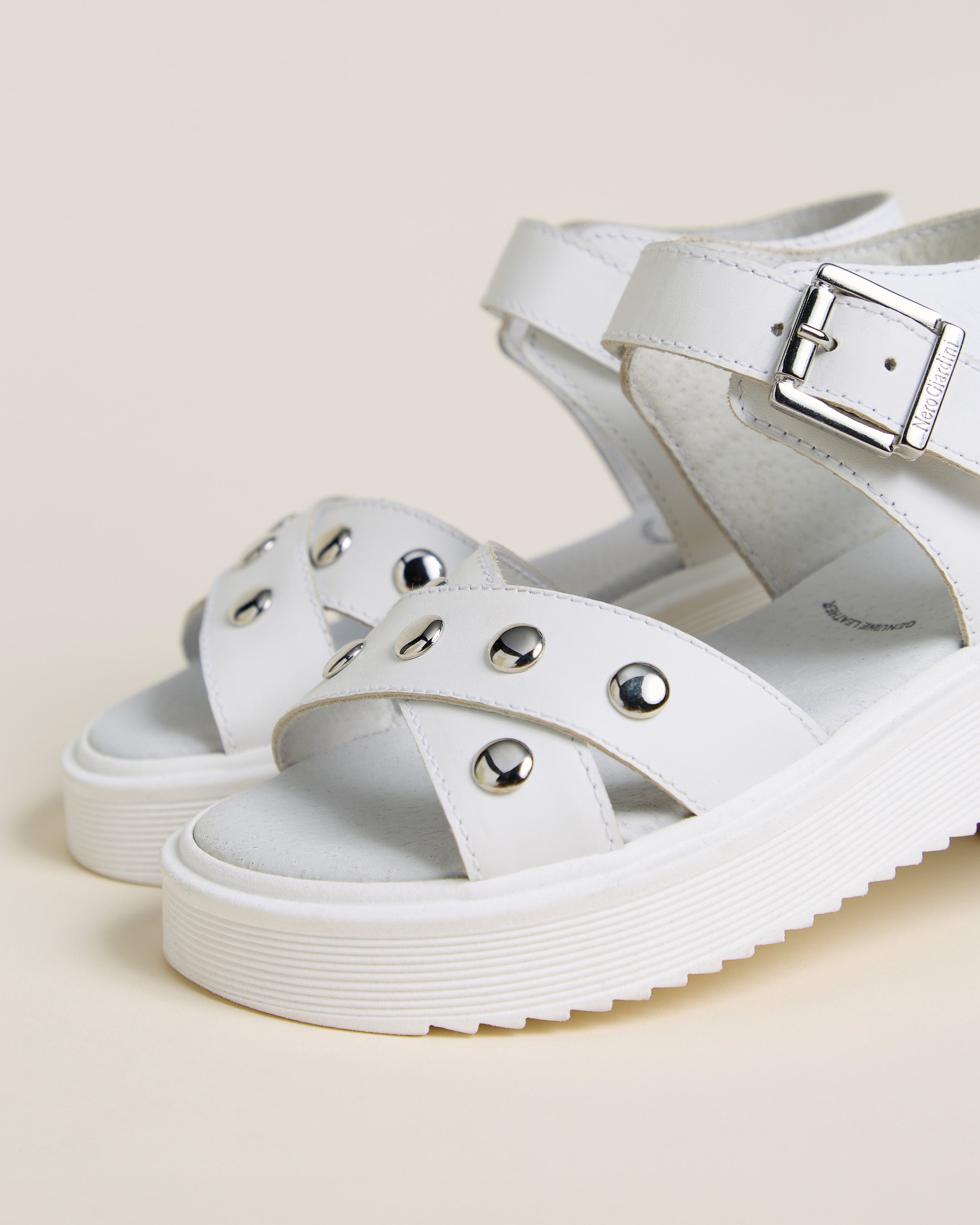 Sandali Teen da Ragazza in Pelle