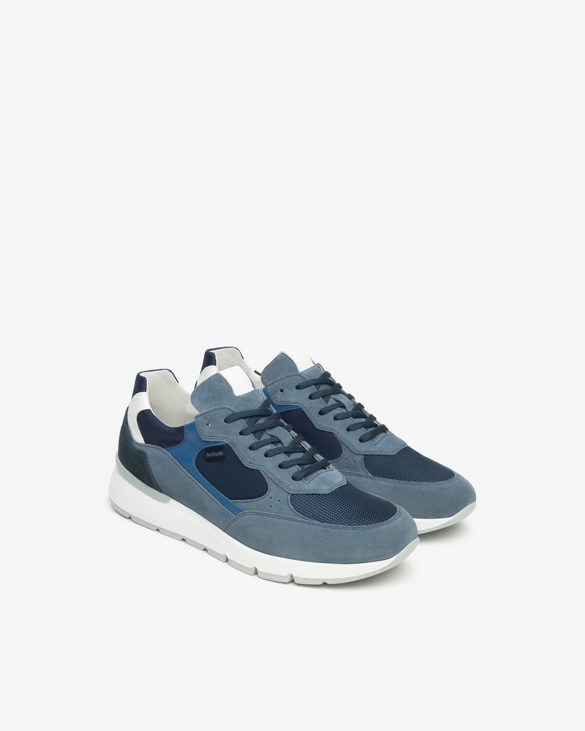 Sneakers Heren in Leder, Suède en Canvas