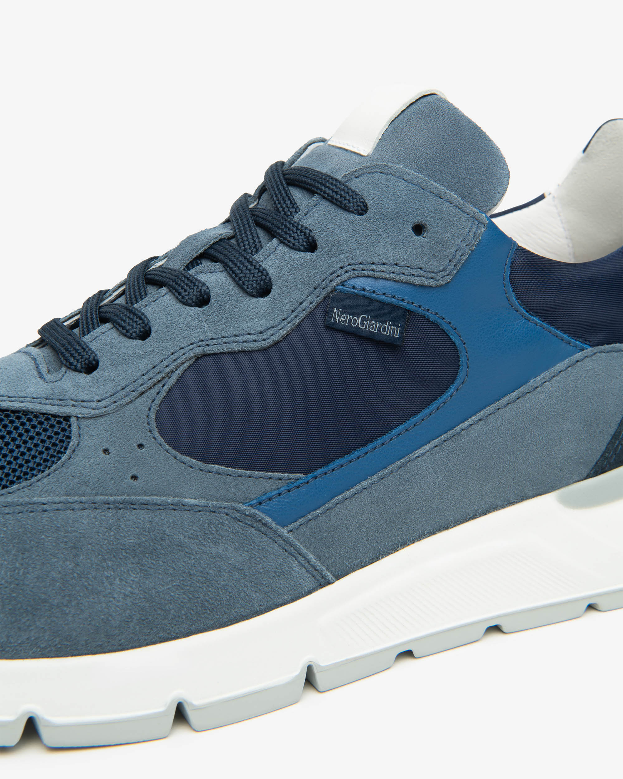 Sneakers Heren in Leder, Suède en Canvas
