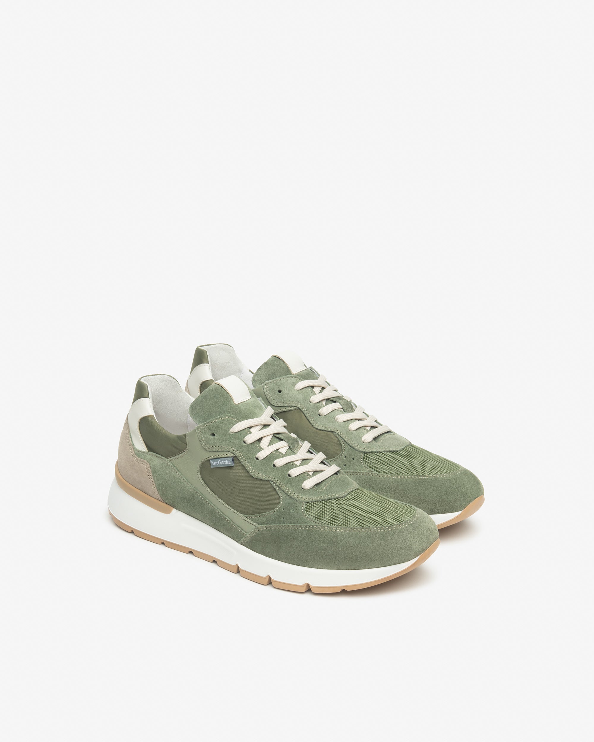 Sneakers Heren in Leder, Suède en Canvas